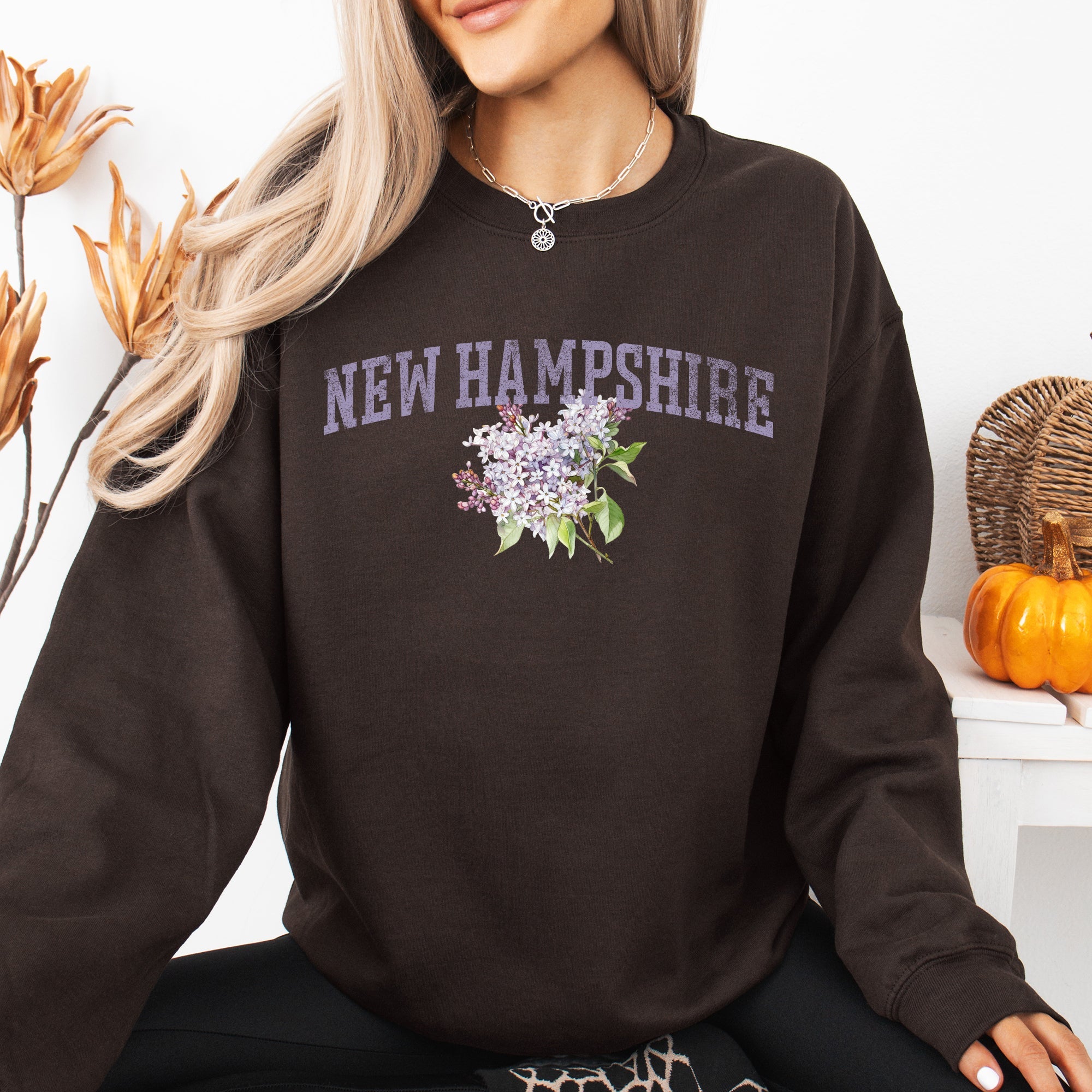 New Hampshire State Flower Sweatshirt