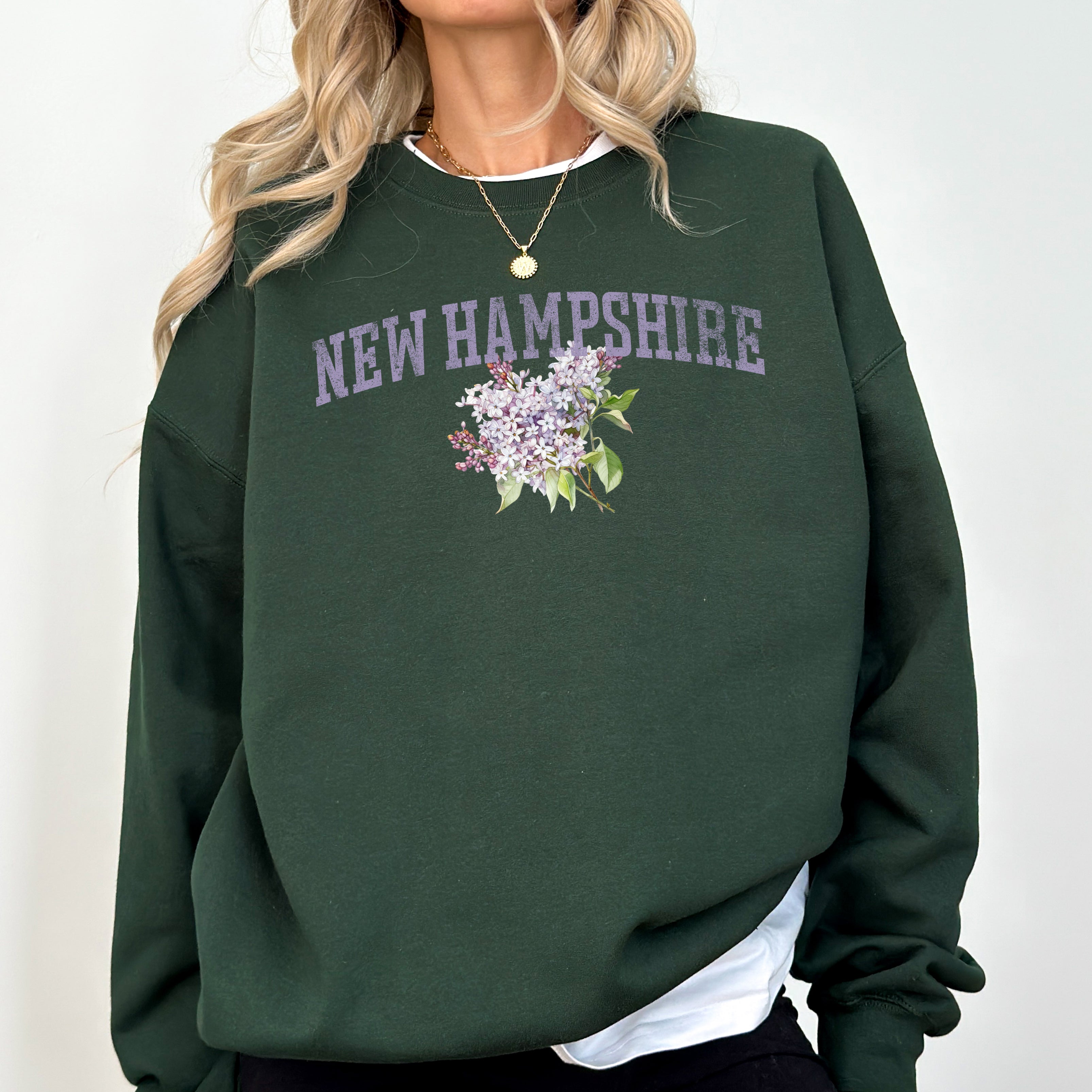 New Hampshire State Flower Sweatshirt