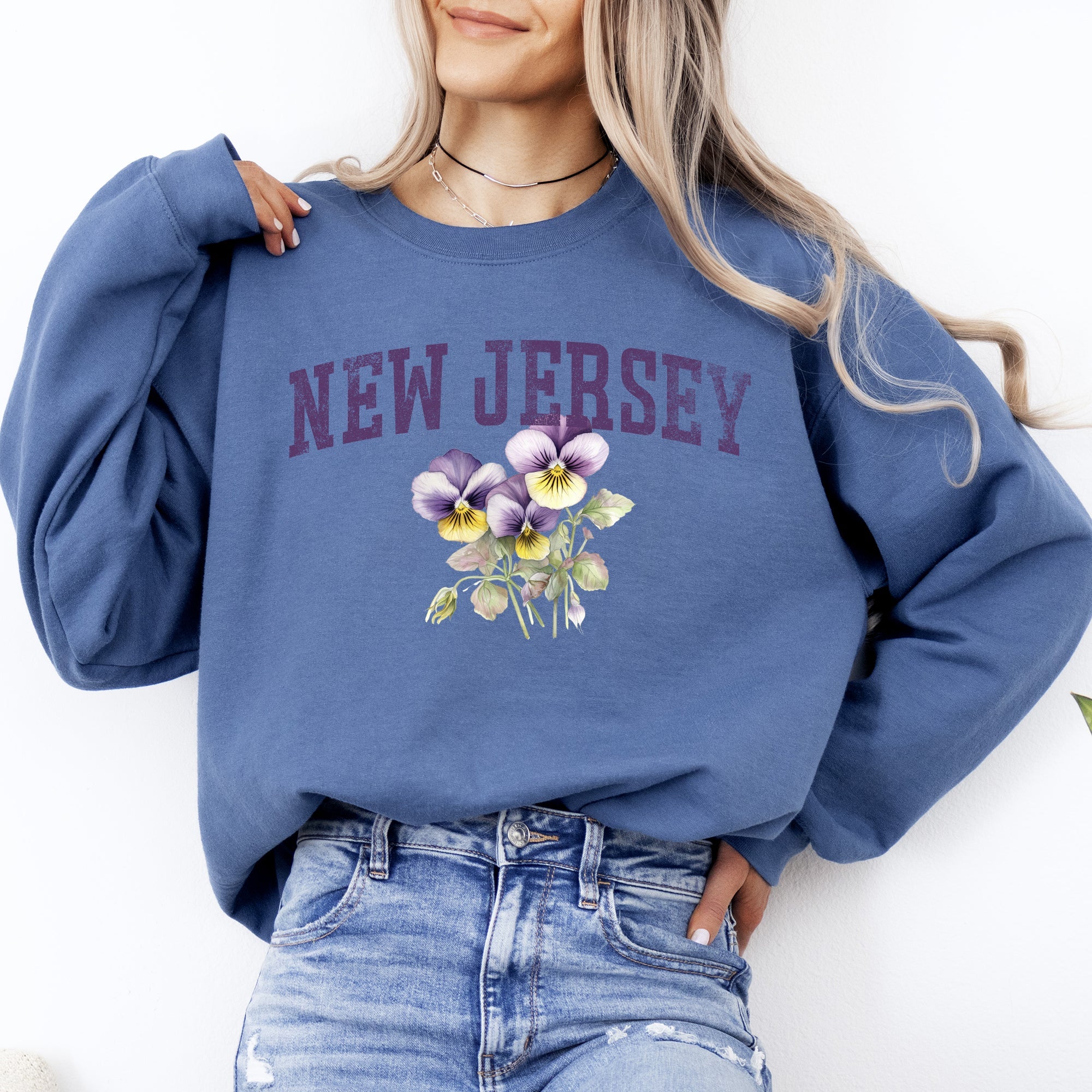 New Jersey State Flower Sweatshirt