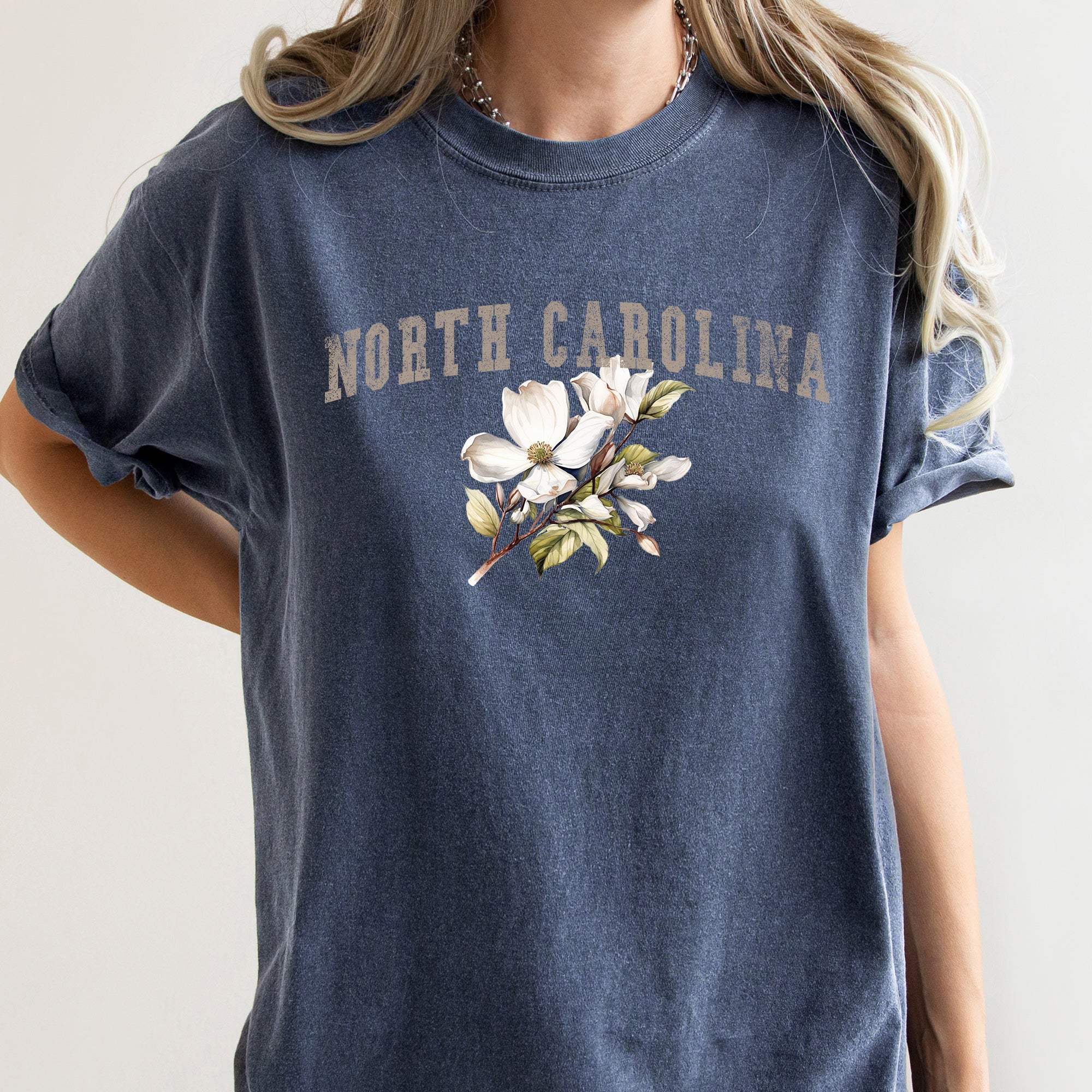 North Carolina State Flower Comfort Colors Tshirt