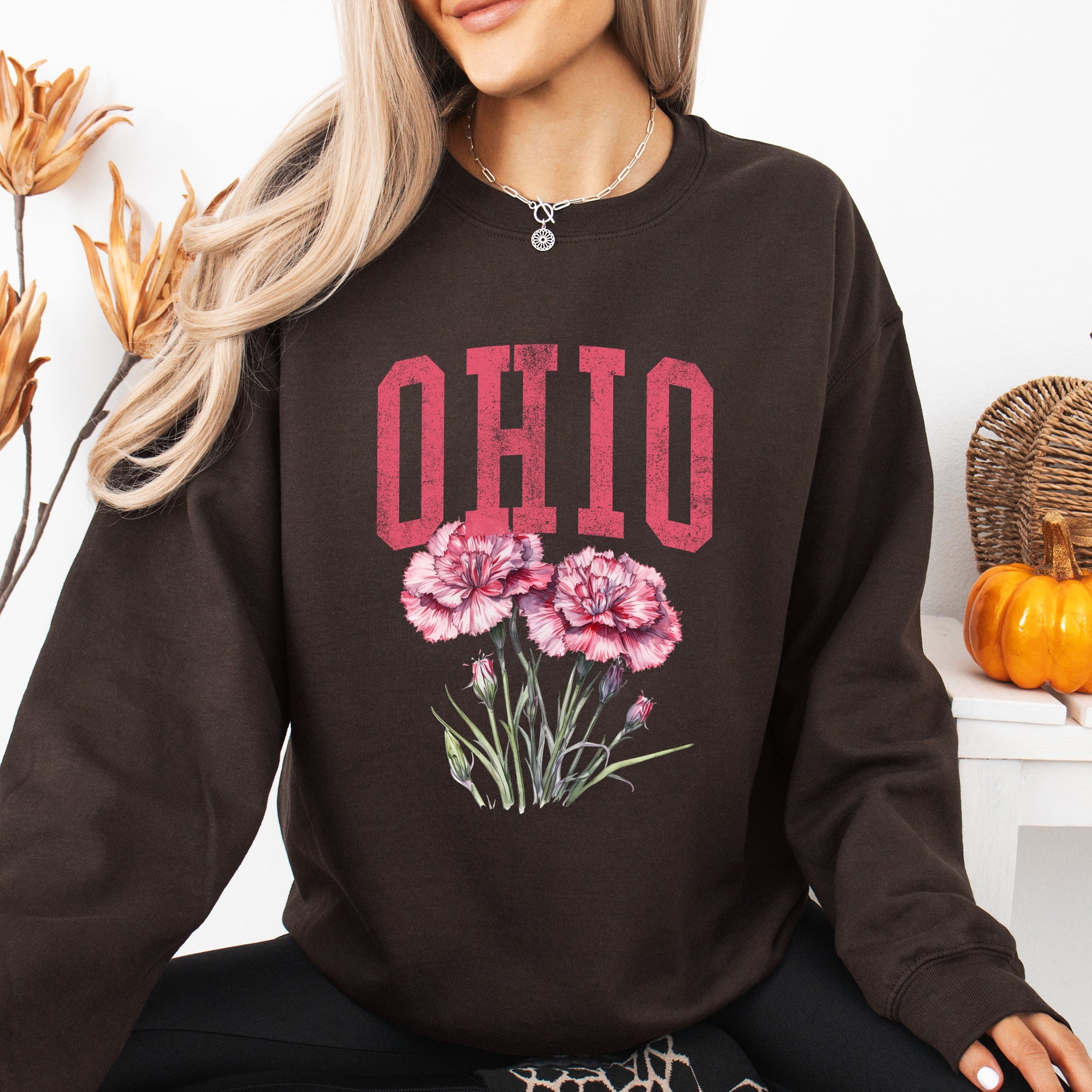 Ohio State Flower Sweatshirt