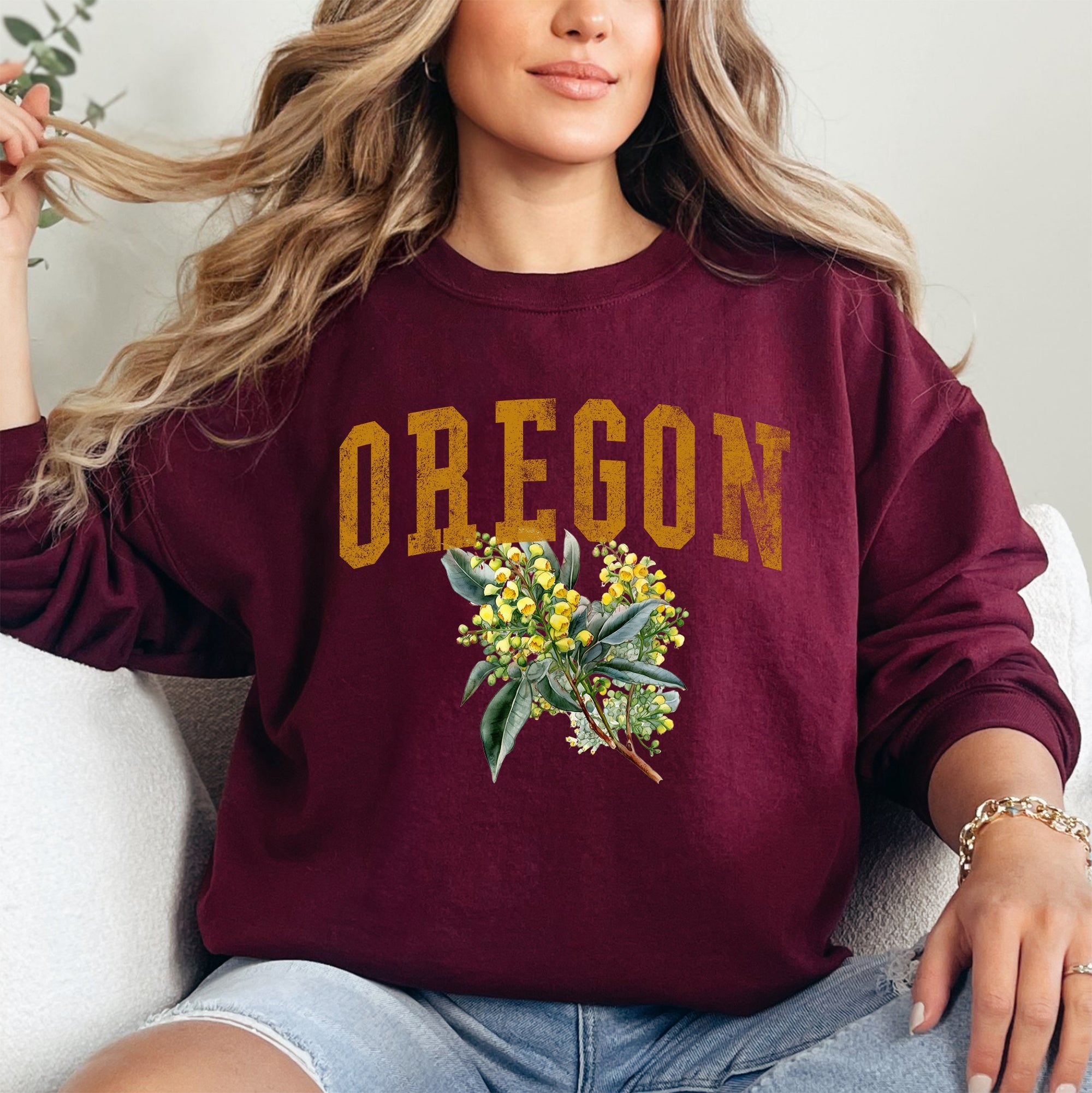 Oregon State Flower Sweatshirt