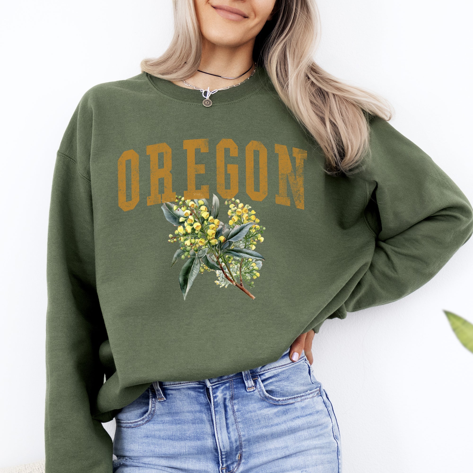 Oregon State Flower Sweatshirt