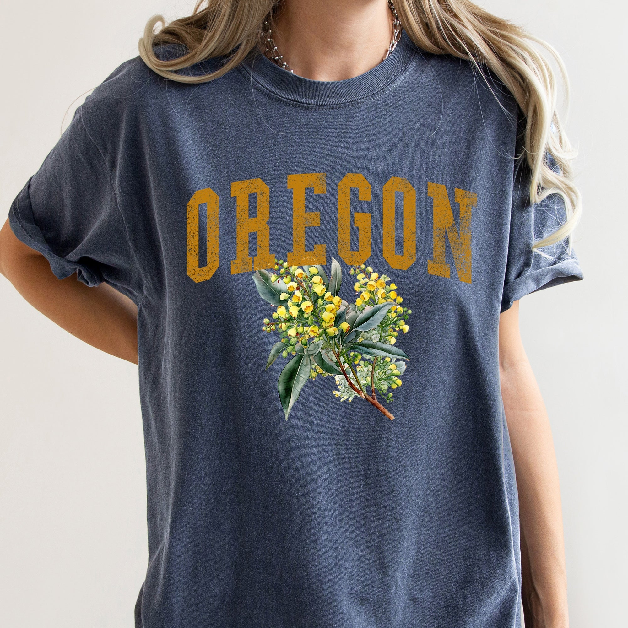 Oregon State Flower Comfort Colors Tshirt
