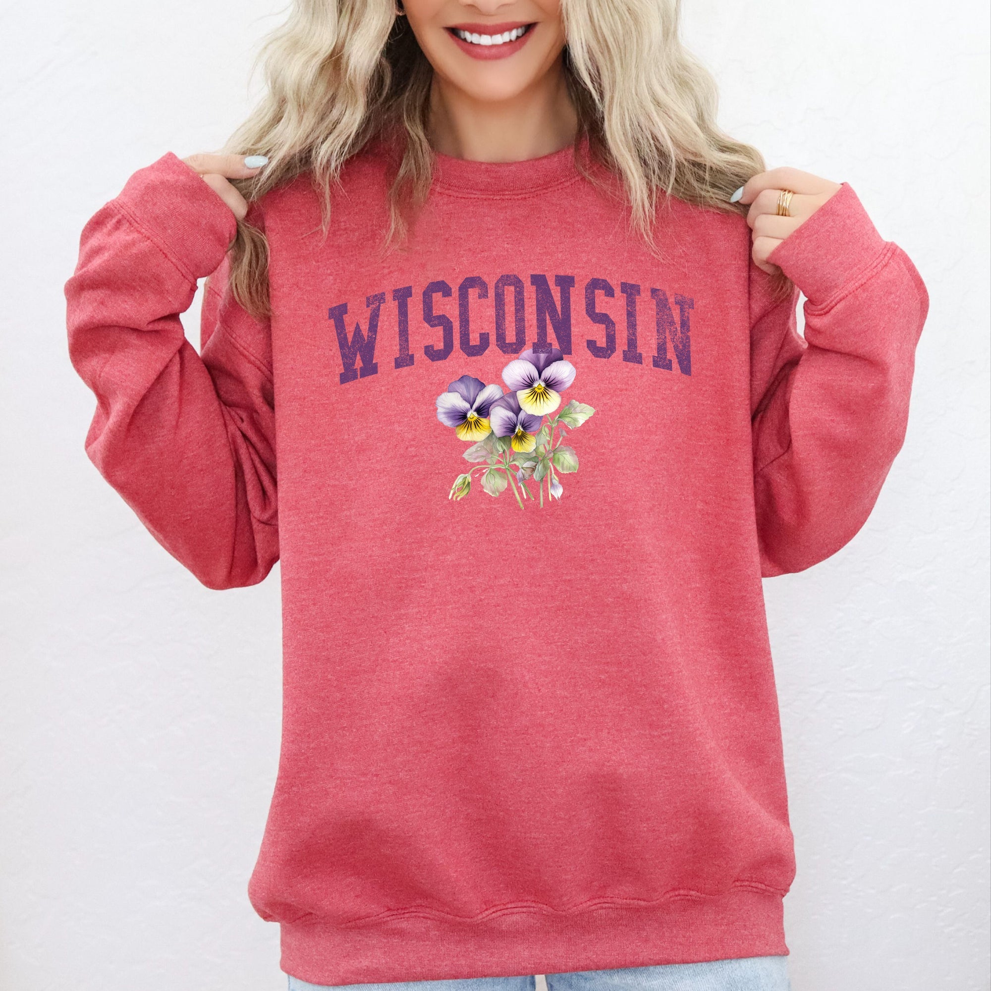 Wisconsin State Flower Sweatshirt