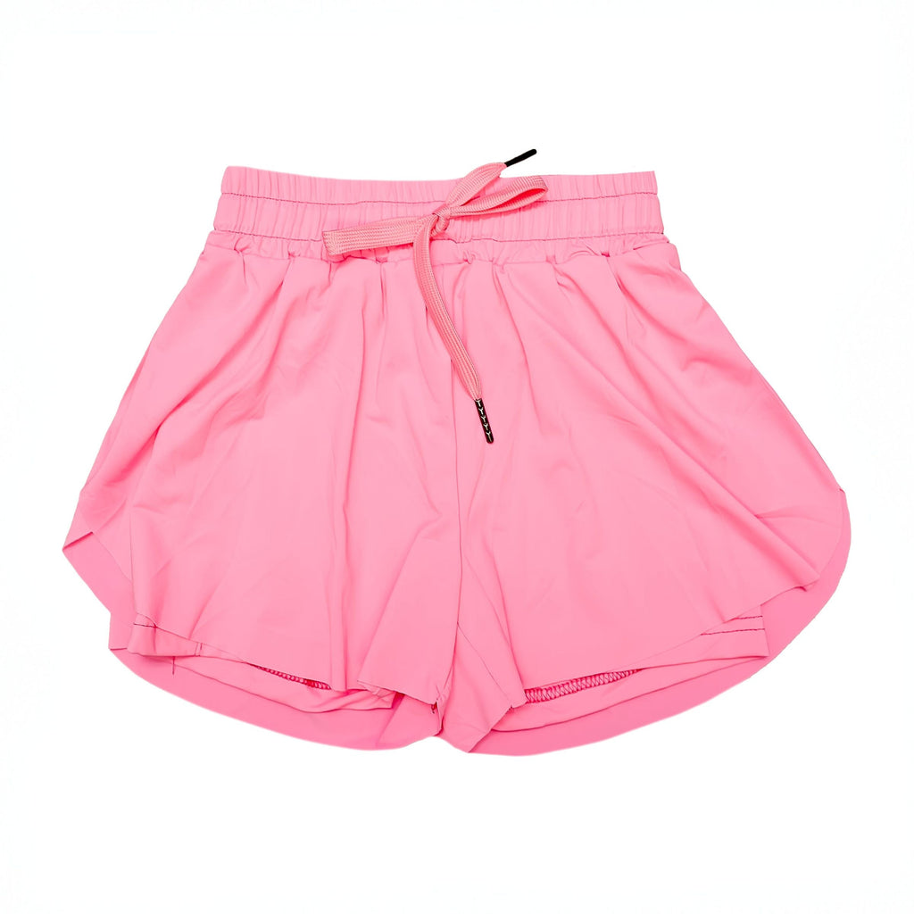 Hot Pink Adult Butterfly Shorts