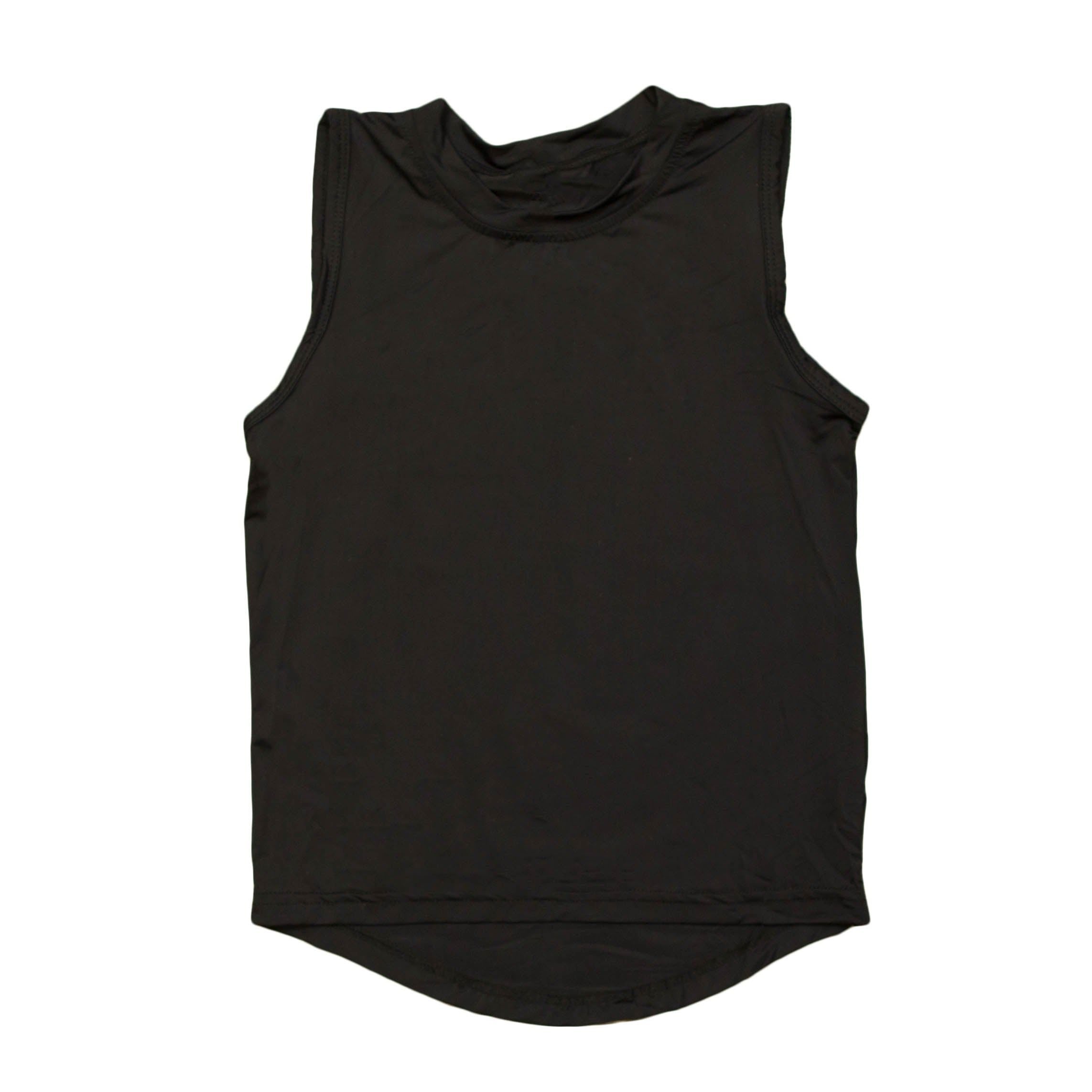 Black High Low Adult Tank