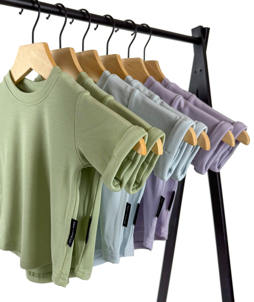 BAMBOO LUXE TEE - WILLOW