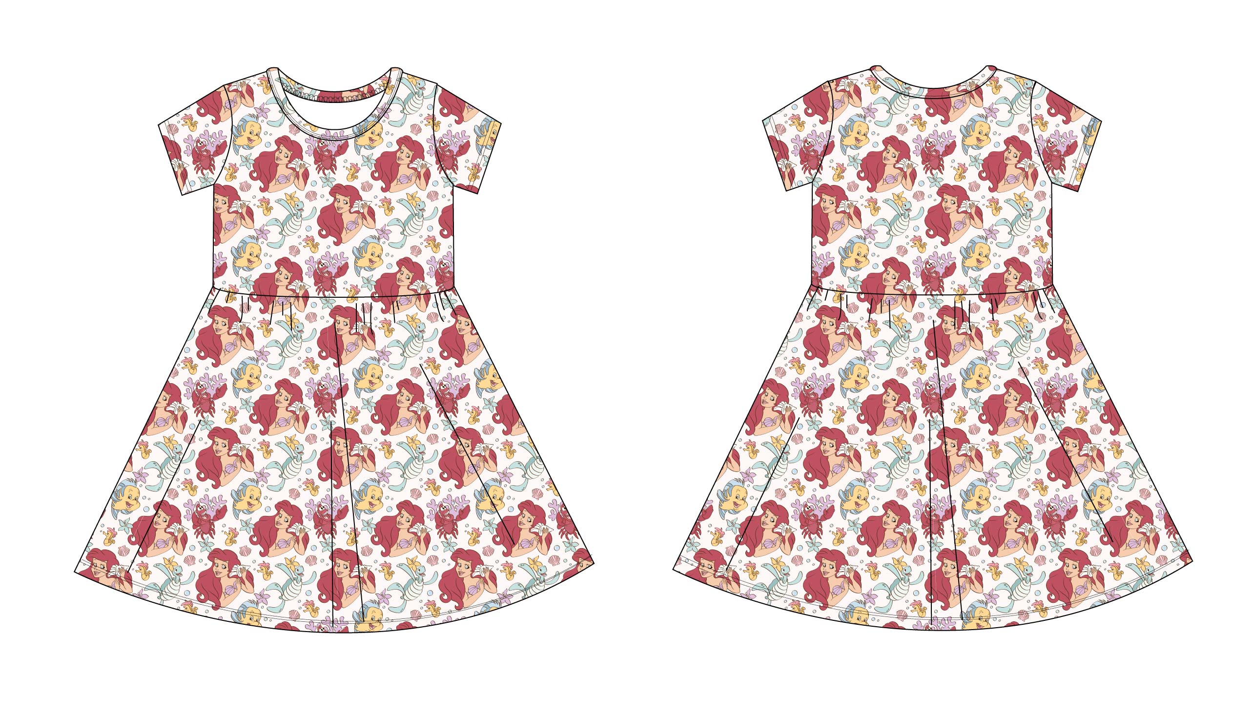 Under the Sea - Twirl Dress