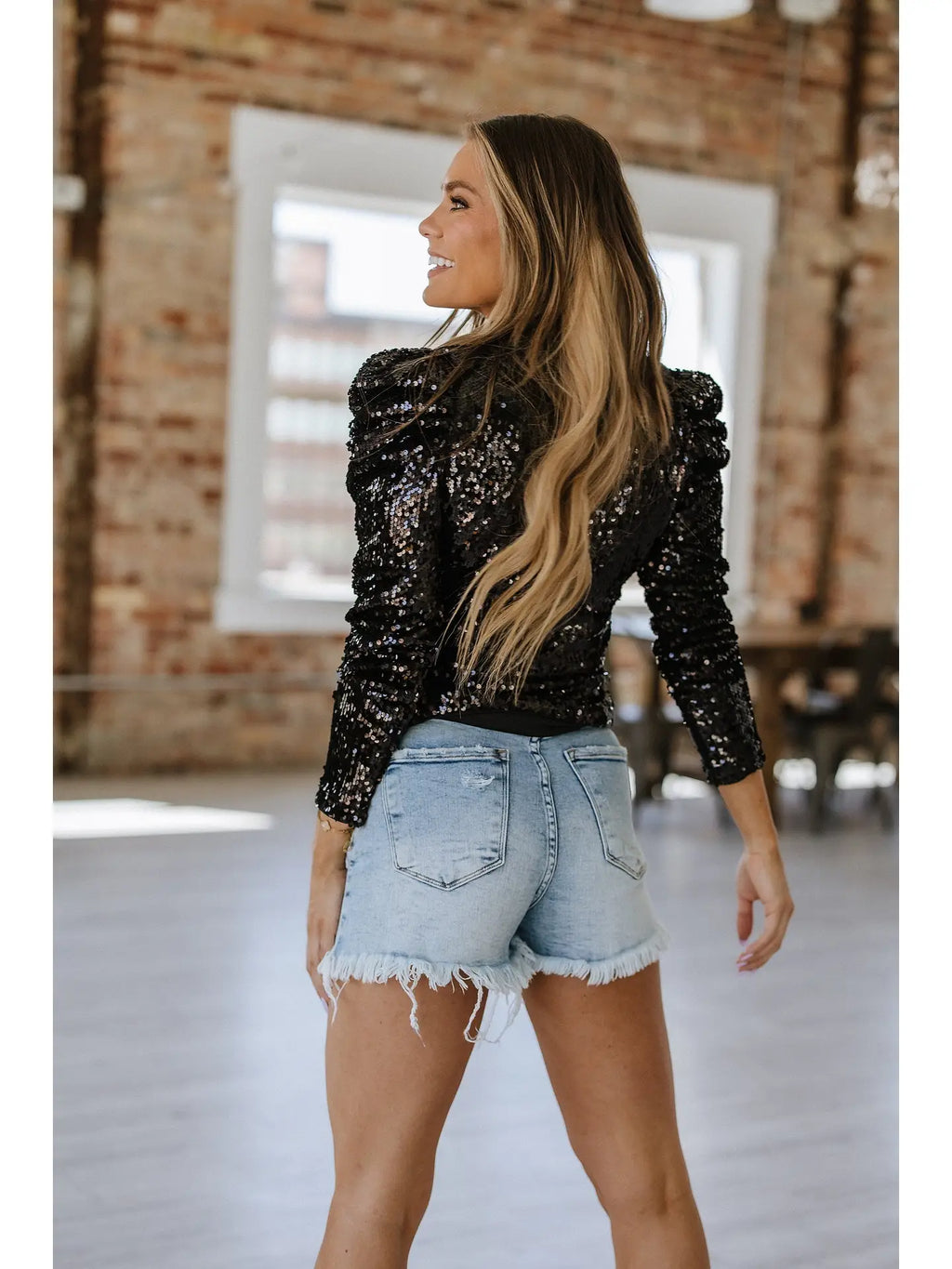 Sequin Glam top