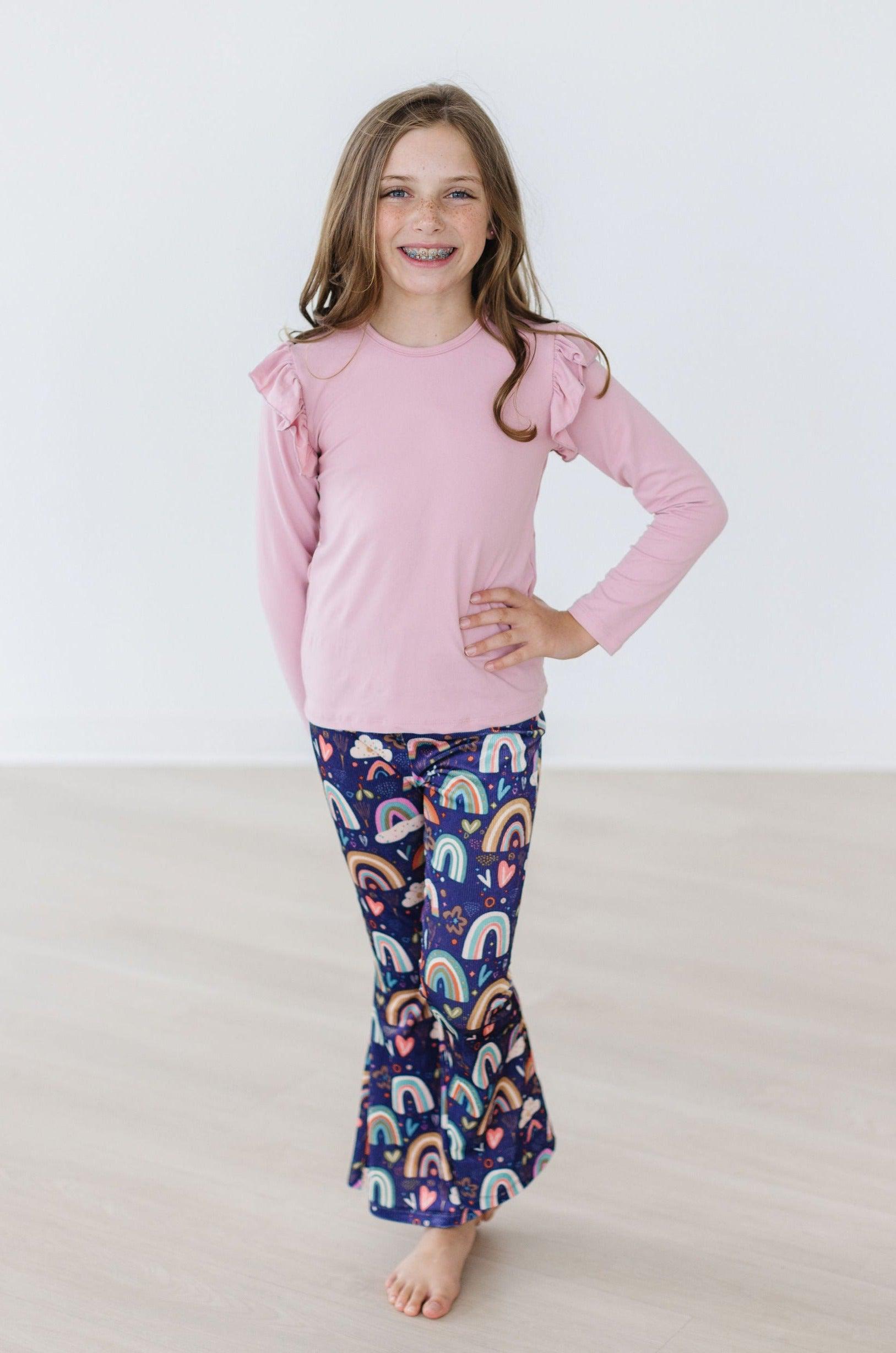 SALE Midnight Rainbow Ribbed Velvet Bells