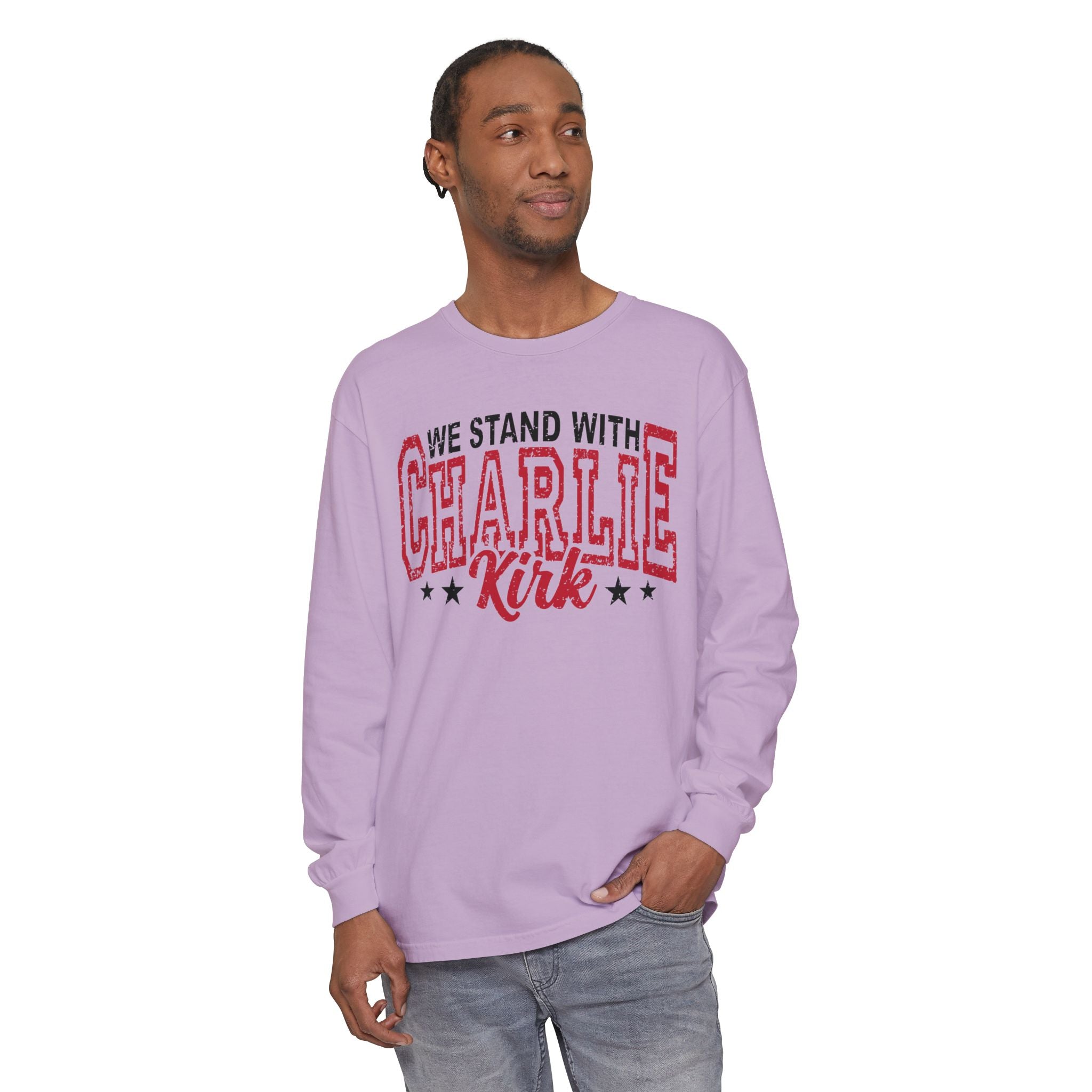We stand with Charlie - long sleeve