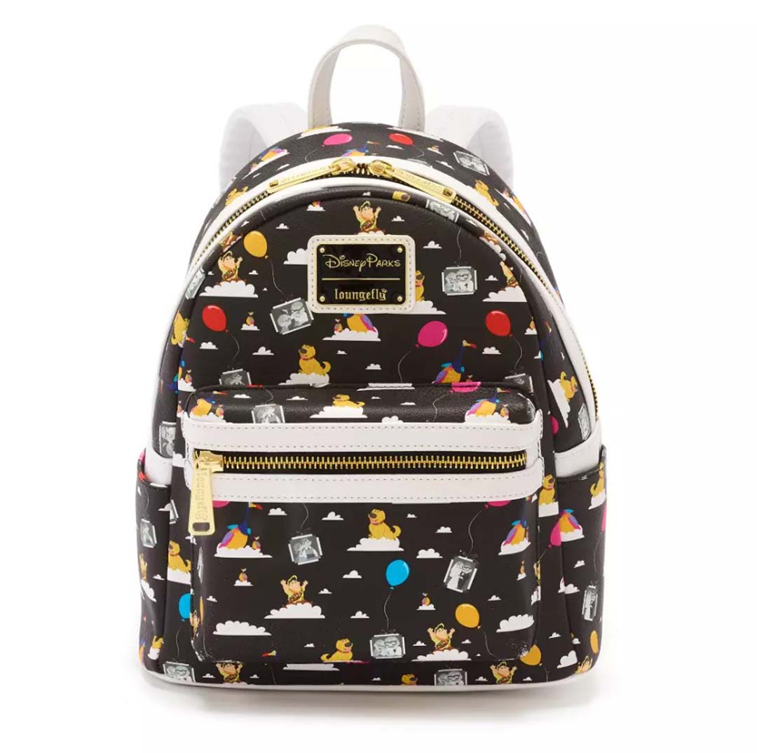 Disney Loungefly UP Mini Backpack Characters Balloons Russell, Dug, Carl, Ellie