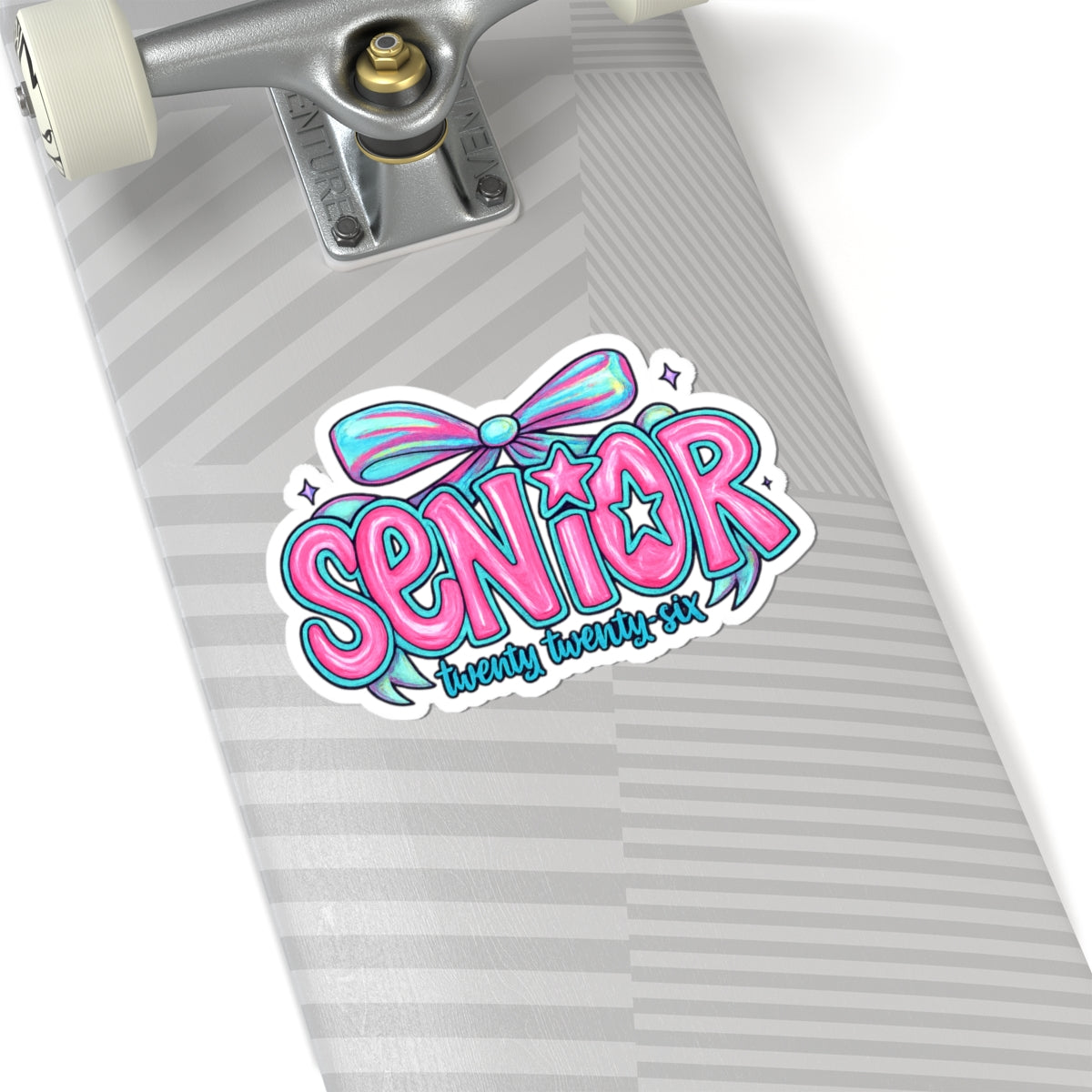 Senior Year Kiss-Cut Stickers, Fun Graduation Stickers, High School Senior Decor, Laptop Stickers, College Bound Celebrations, Class of 2026