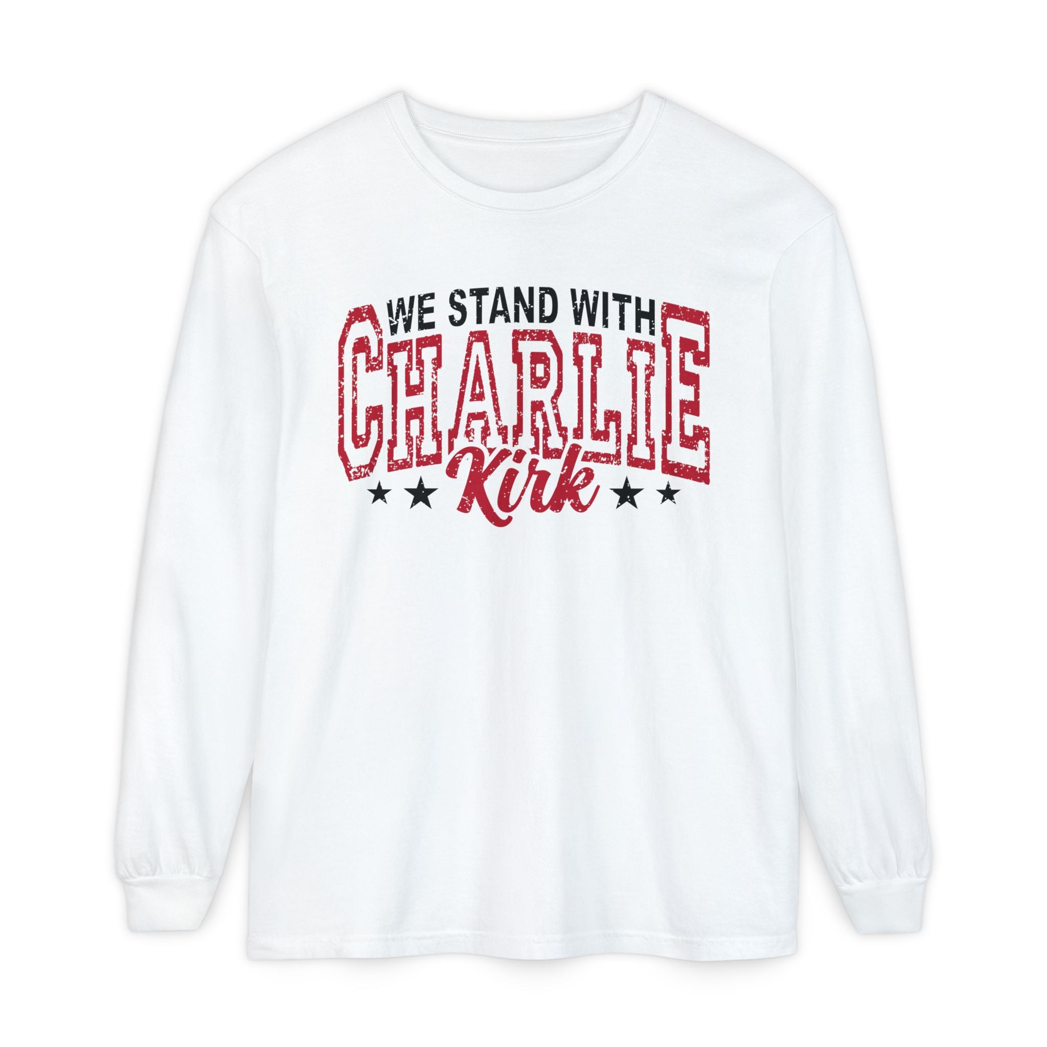 We stand with Charlie - long sleeve