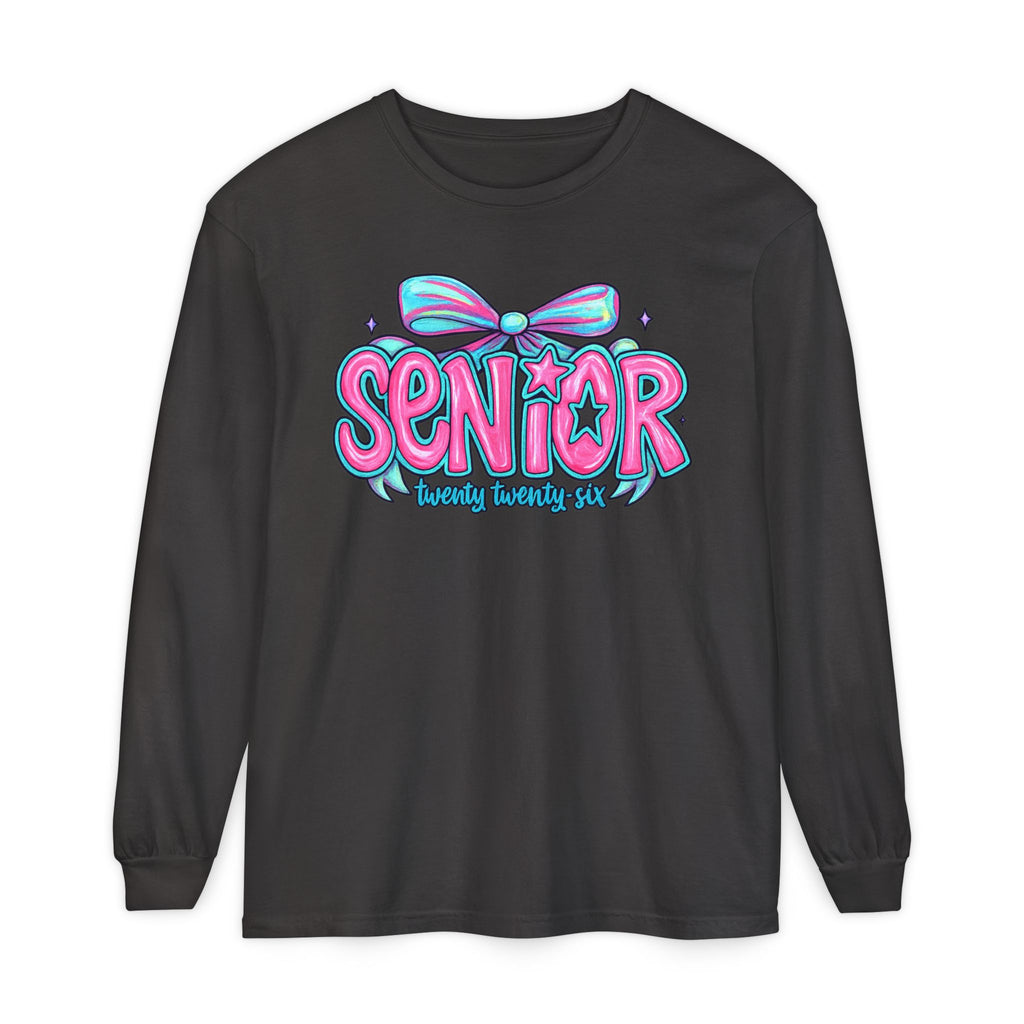 Senior Beauty Squad Long Sleeve T-Shirt, Cute Senior T-Shirt, Graduation Gift, Class of [Year] Apparel, Trendy Teen Fashion, Unisex Tees