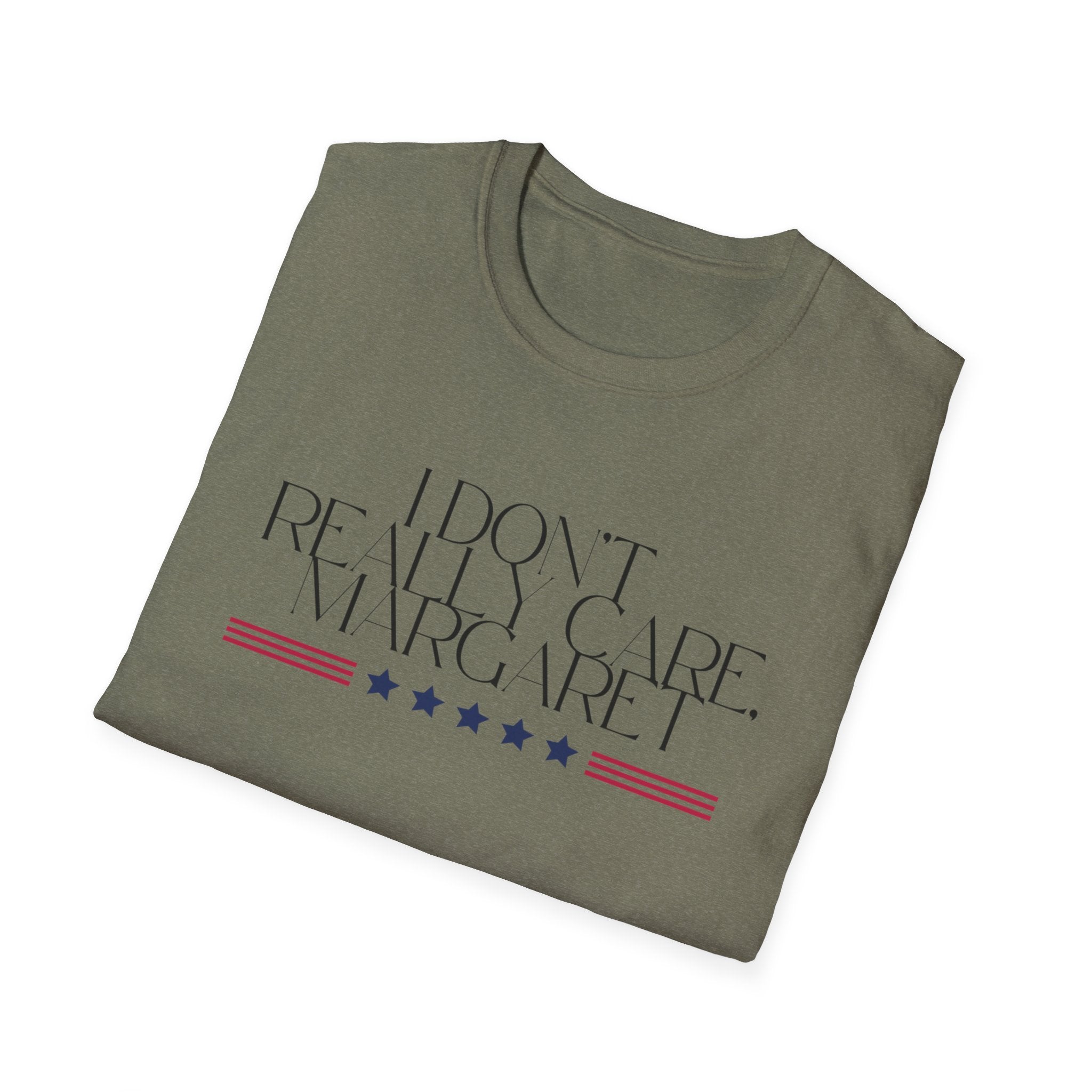 Unisex T-Shirt, JD Vance Quote I really don't care Margaret, Funny Graphic Tee, Sarcastic Shirt, Novelty Top, Gift for Men Women