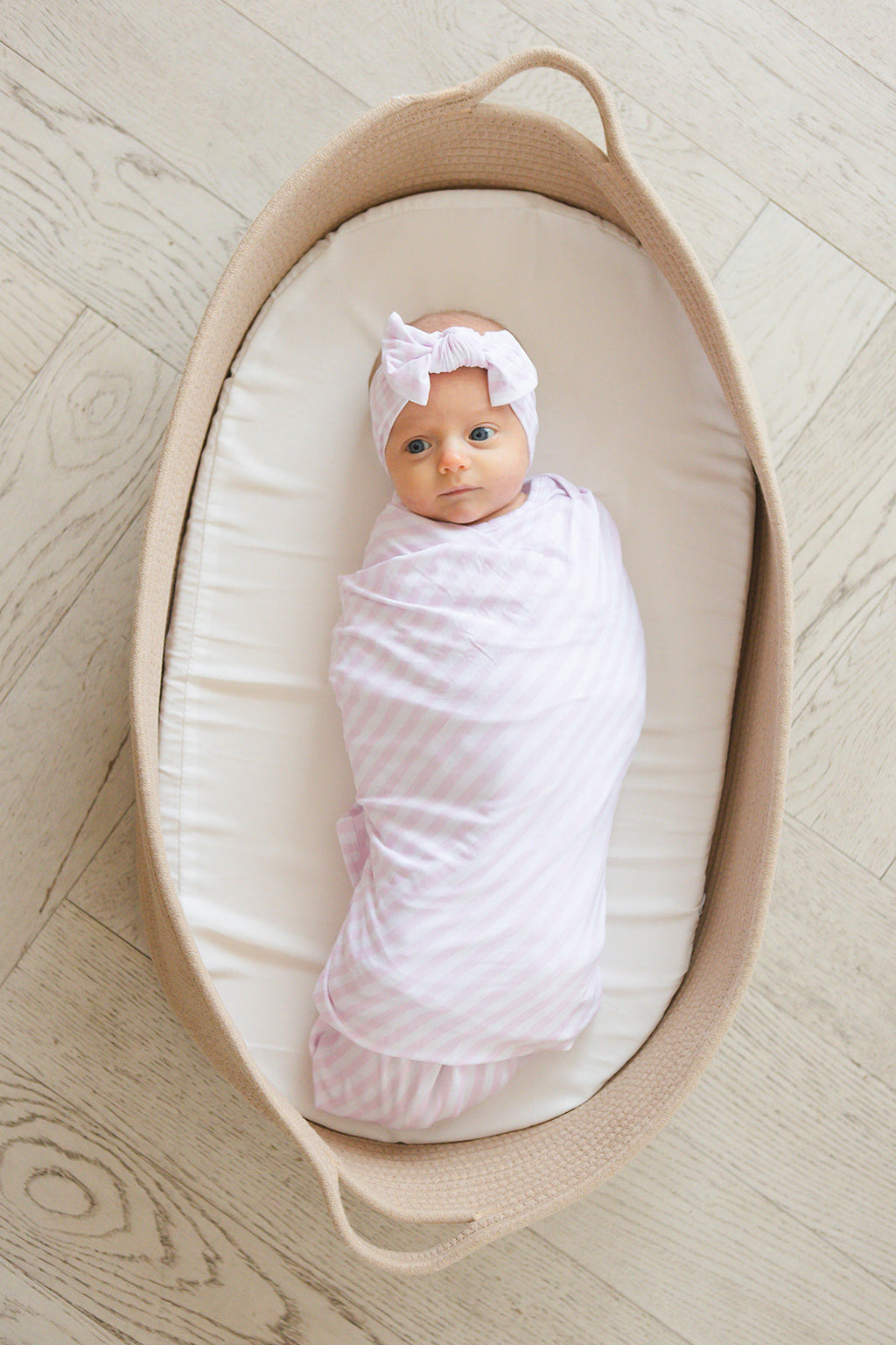 Pink Stripes - Lightweight Blanket