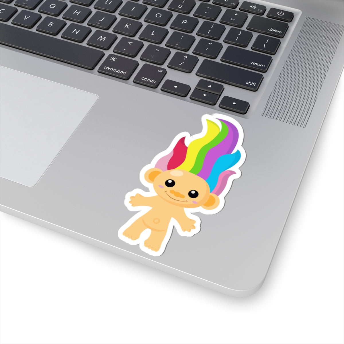 Colorful Troll Kiss-Cut Stickers, Fun Décor for Laptops, Journals, Kids' Parties, Gift for Friends, Bright Whimsical Design