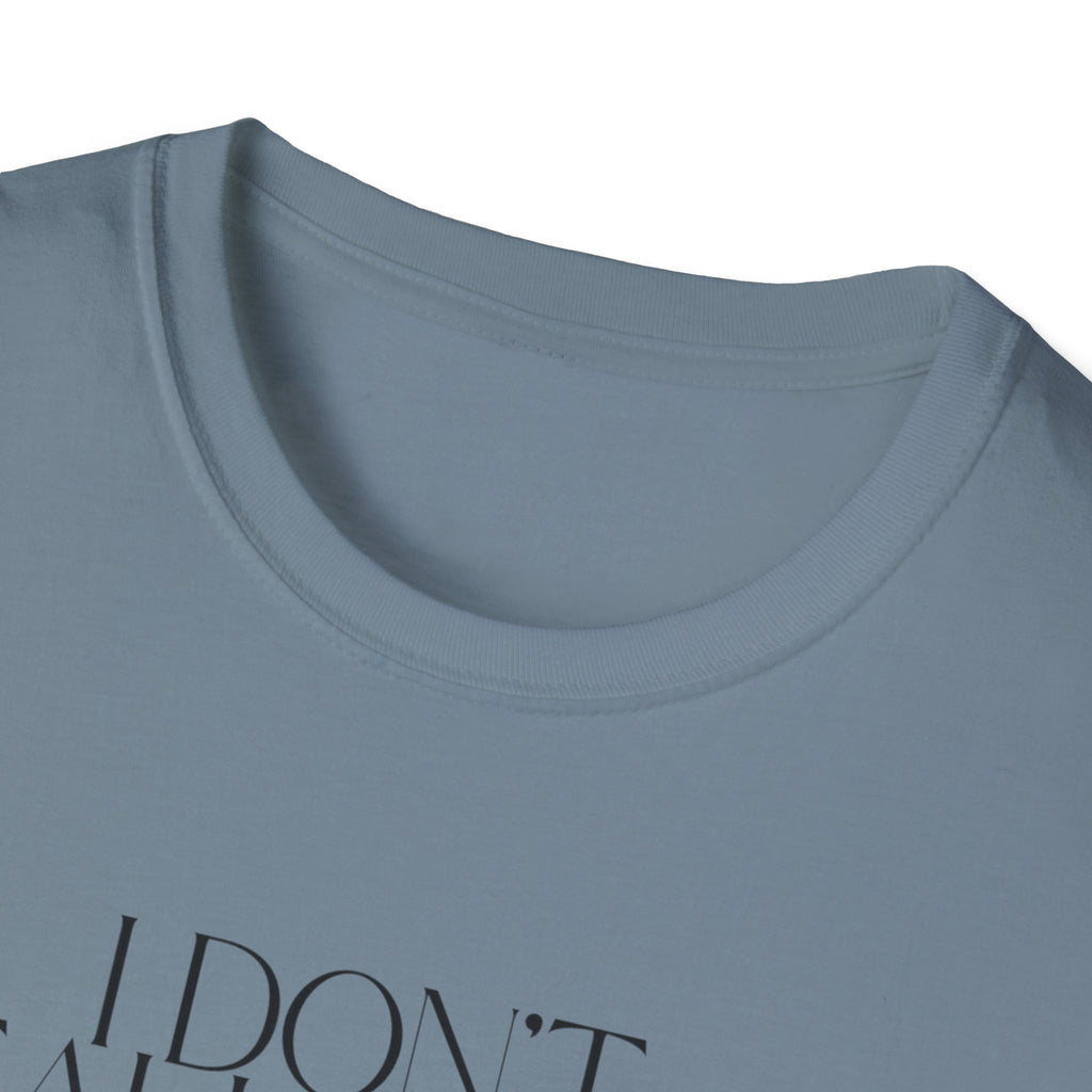 Unisex T-Shirt, JD Vance Quote I really don't care Margaret, Funny Graphic Tee, Sarcastic Shirt, Novelty Top, Gift for Men Women