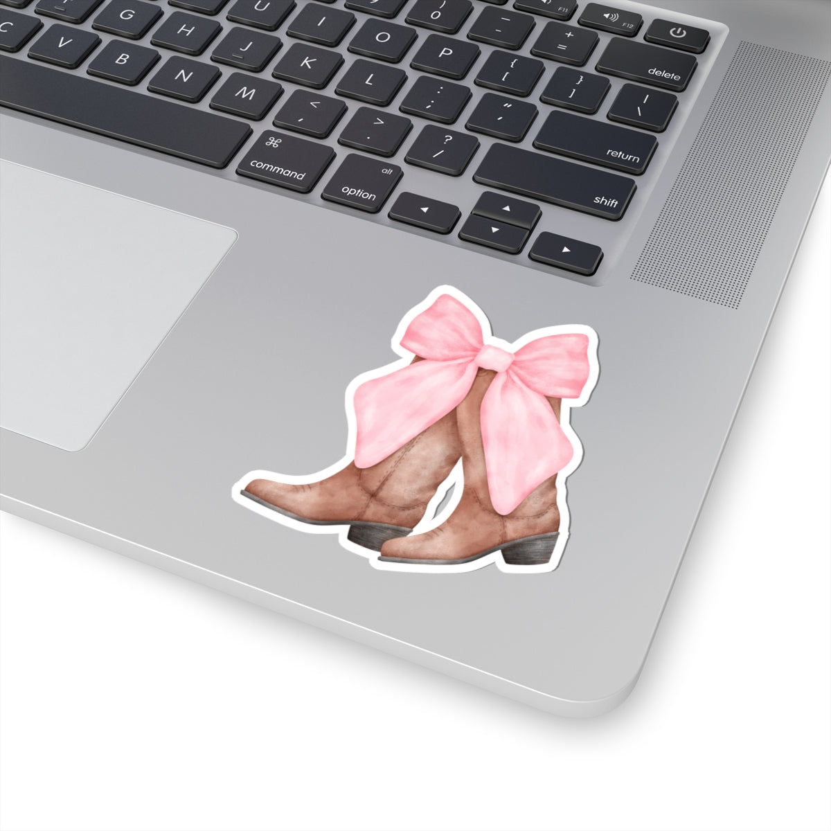 Chic Cowgirl Kiss-Cut Stickers, Cute Boot Stickers for Laptops, Journals, Gift for Country Lovers, Western Decor, Rodeo Accessories