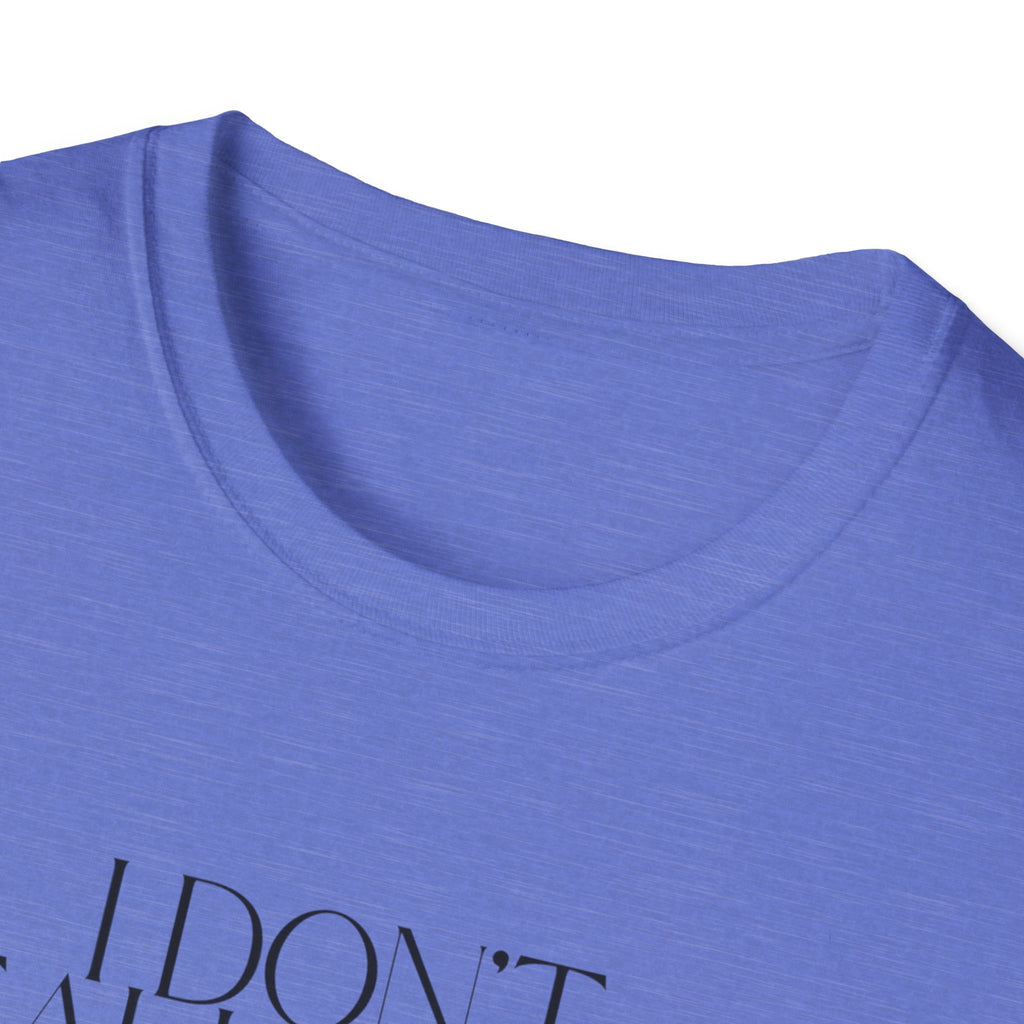 Unisex T-Shirt, JD Vance Quote I really don't care Margaret, Funny Graphic Tee, Sarcastic Shirt, Novelty Top, Gift for Men Women