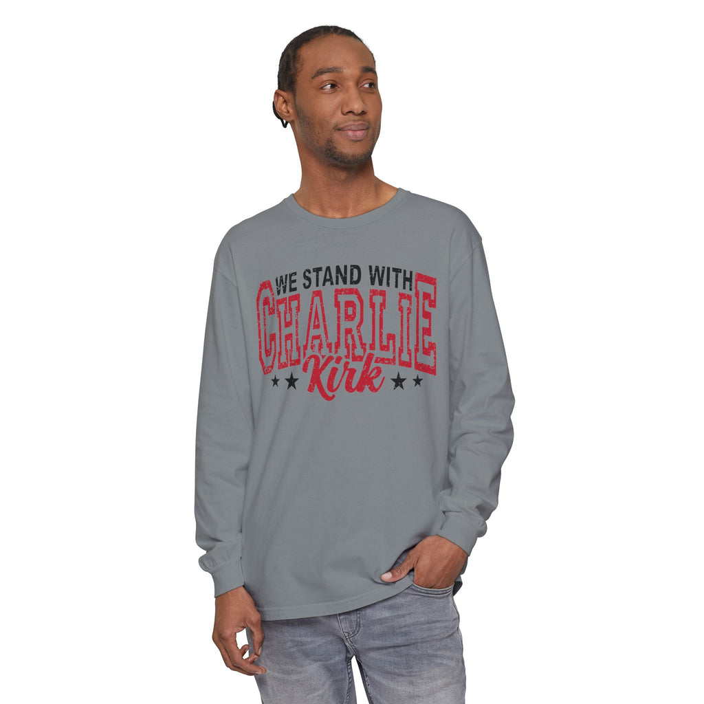 We stand with Charlie - long sleeve
