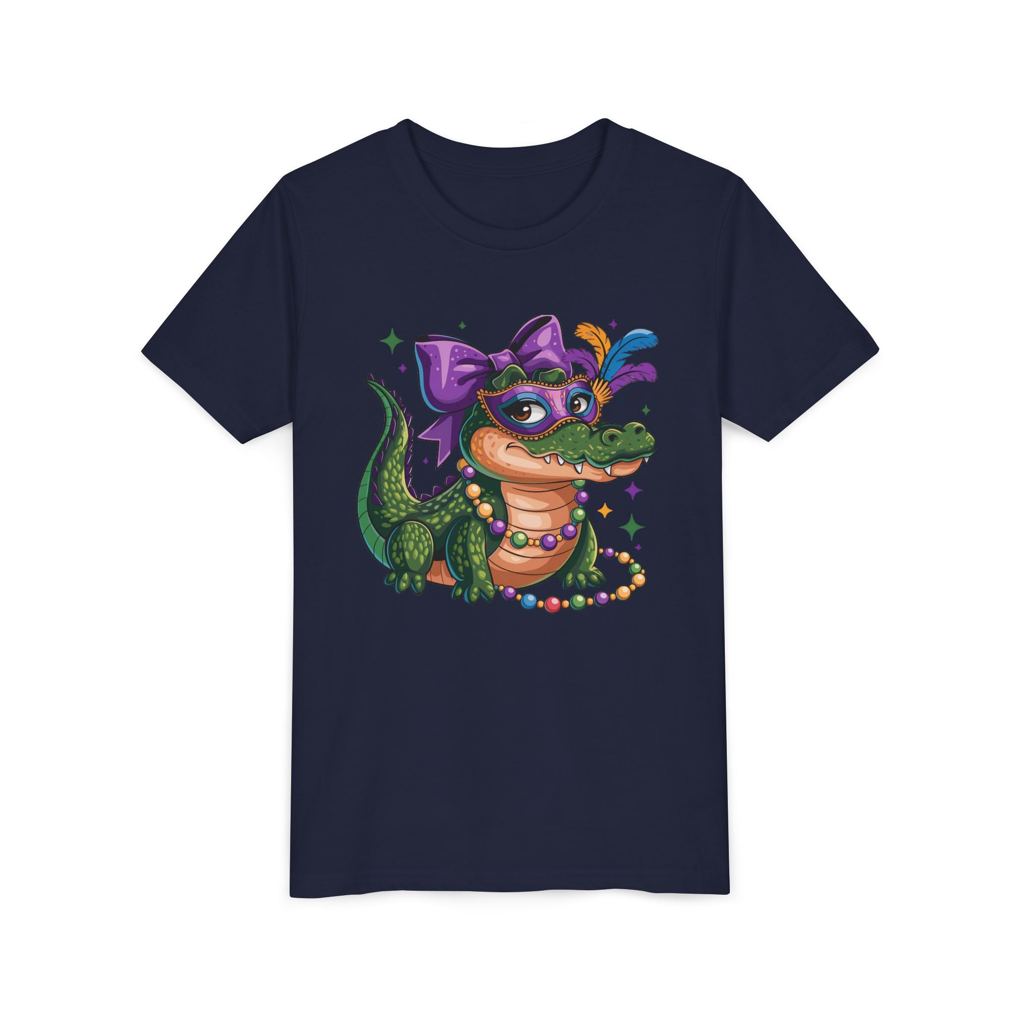 Mardi Gras Gator kids shirt
