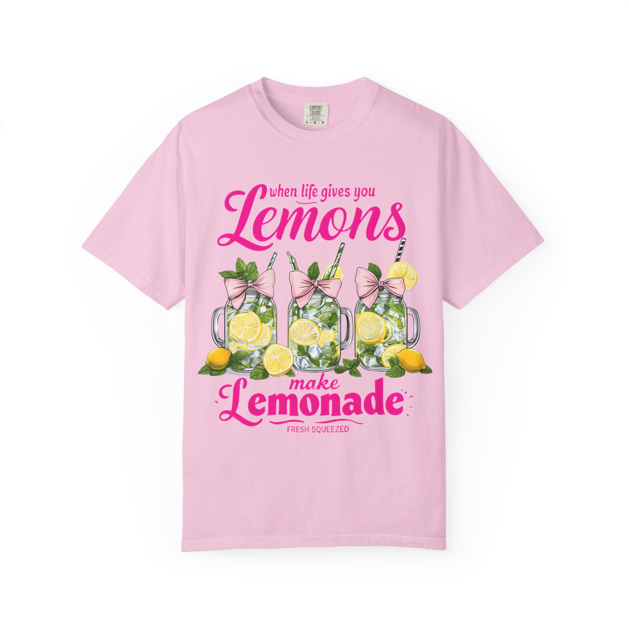 Lemonade Inspiration T-Shirt - Positive Vibes, Unisex Tee, Summer Style, Motivational Gift, Cute Apparel