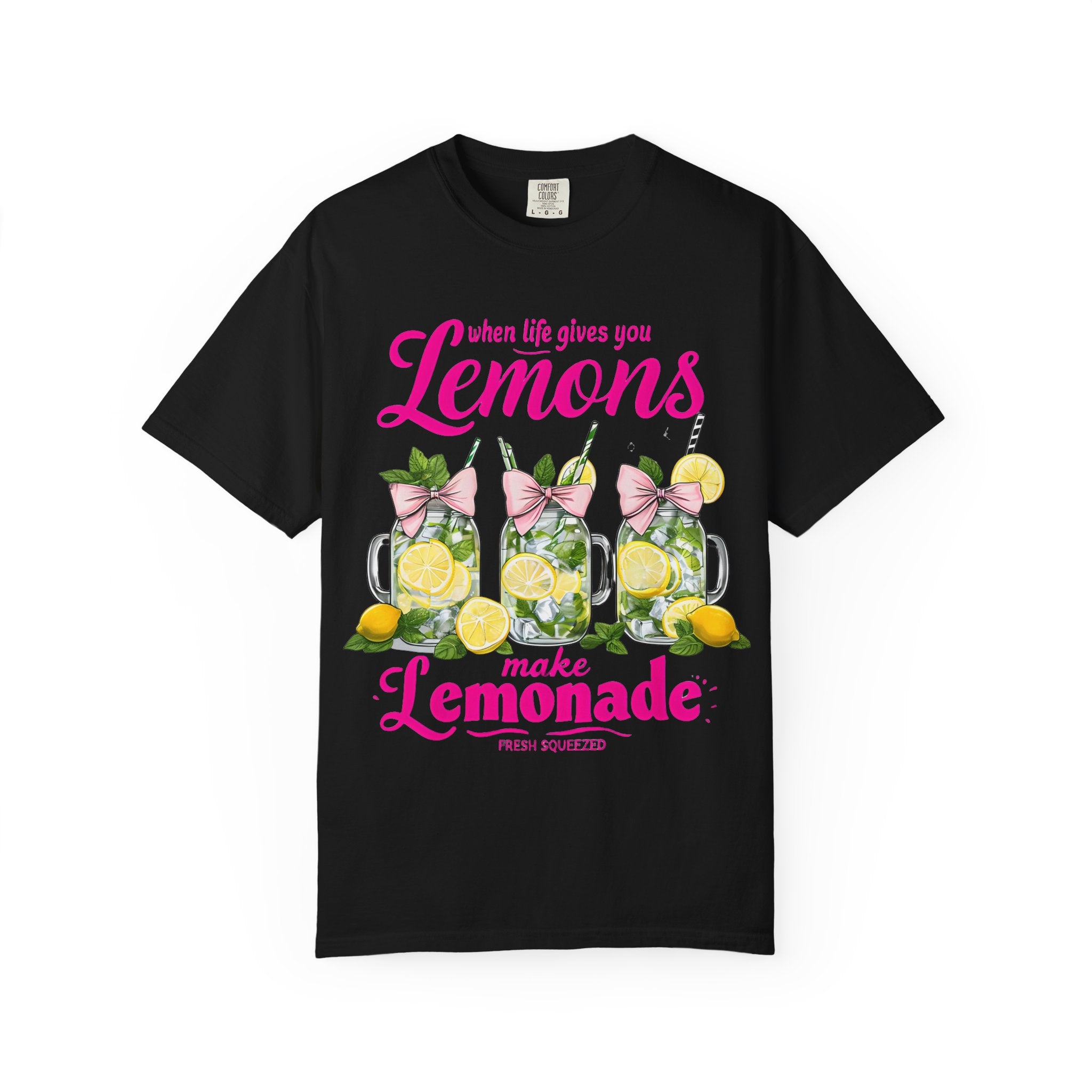 Lemonade Inspiration T-Shirt - Positive Vibes, Unisex Tee, Summer Style, Motivational Gift, Cute Apparel