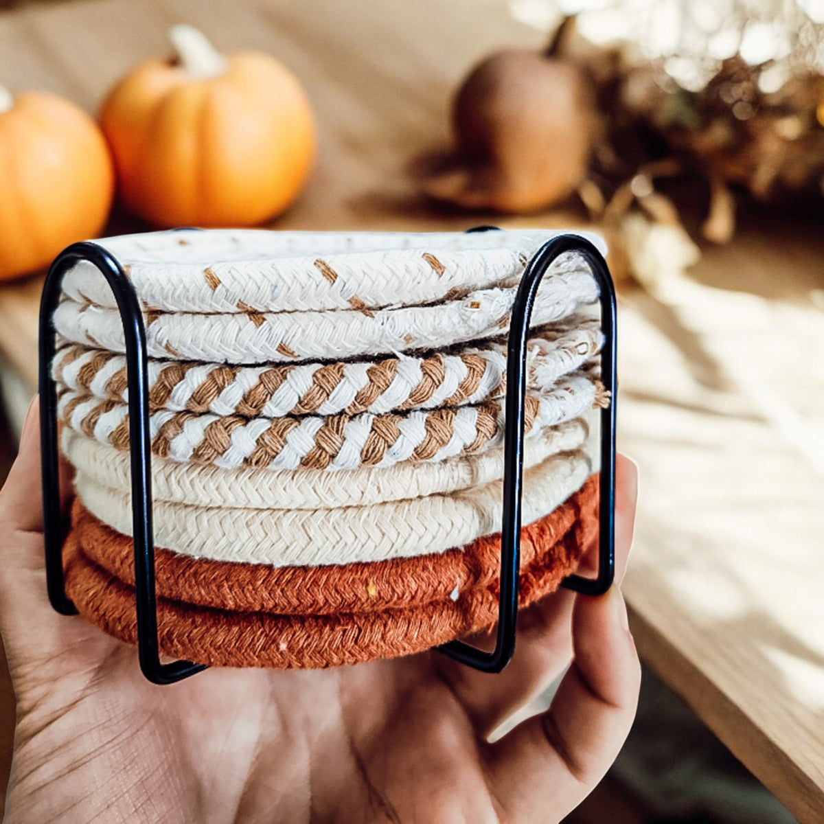 Fall Fabric Coasters