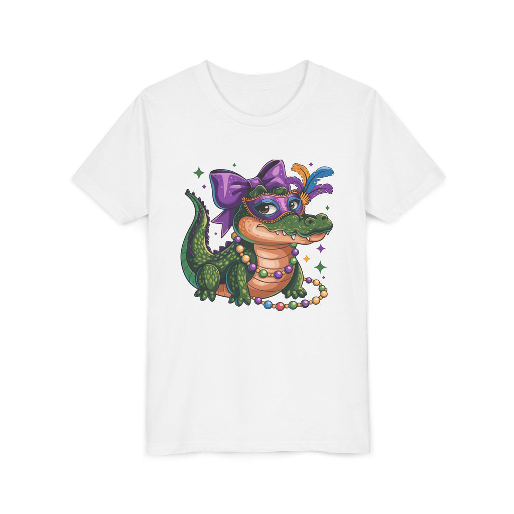 Mardi Gras Gator kids shirt