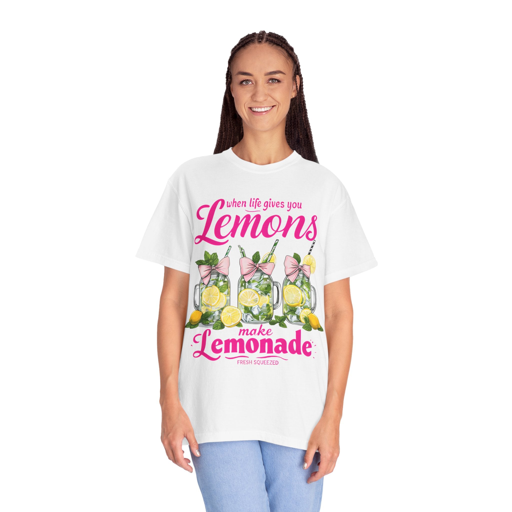 Lemonade Inspiration T-Shirt - Positive Vibes, Unisex Tee, Summer Style, Motivational Gift, Cute Apparel