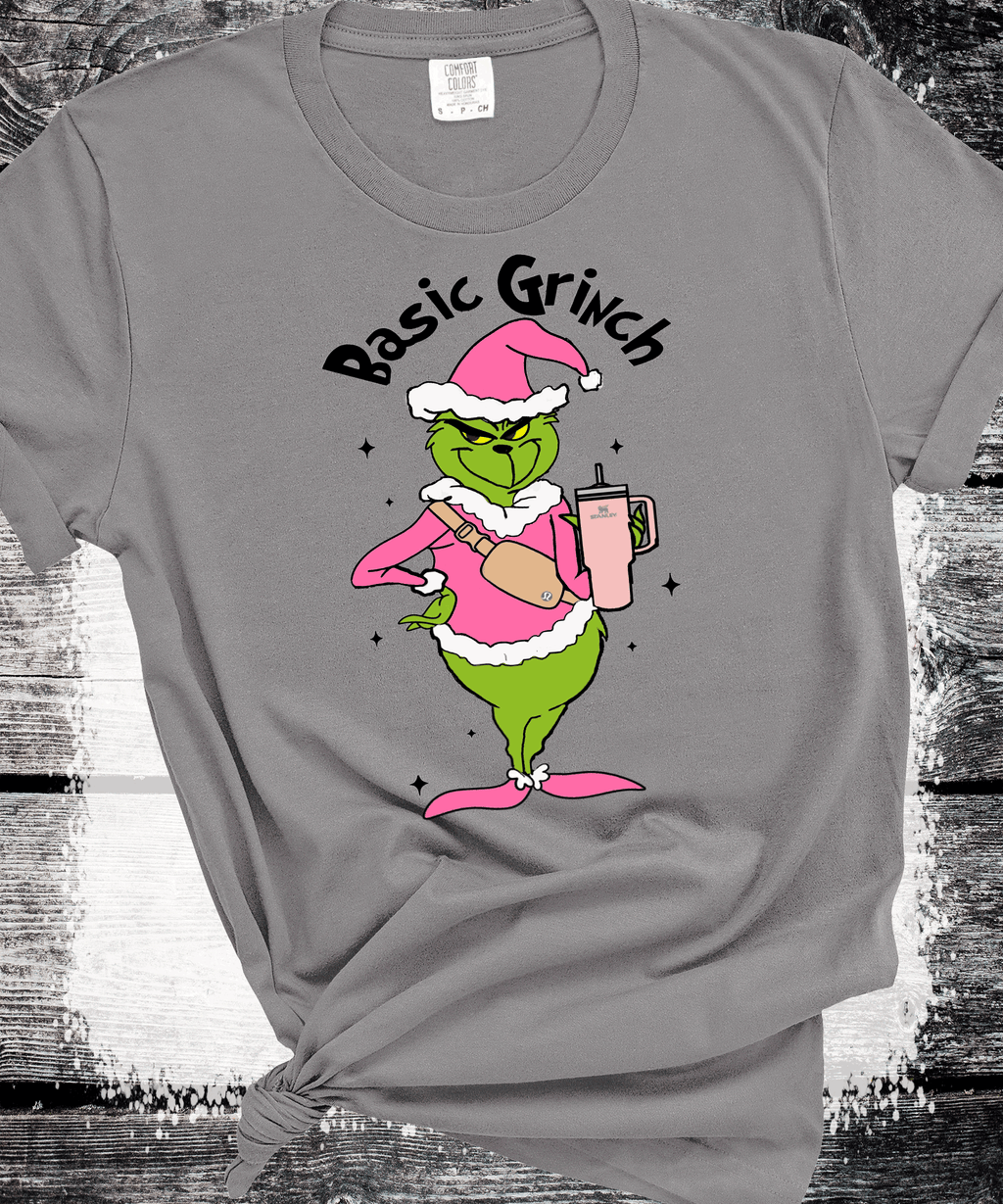 Basic Grinch Scrouge Pink Christmas Classic Christmas Family Movie Shirts Grinch Shirts Sweatshirts hoodie comfort colors