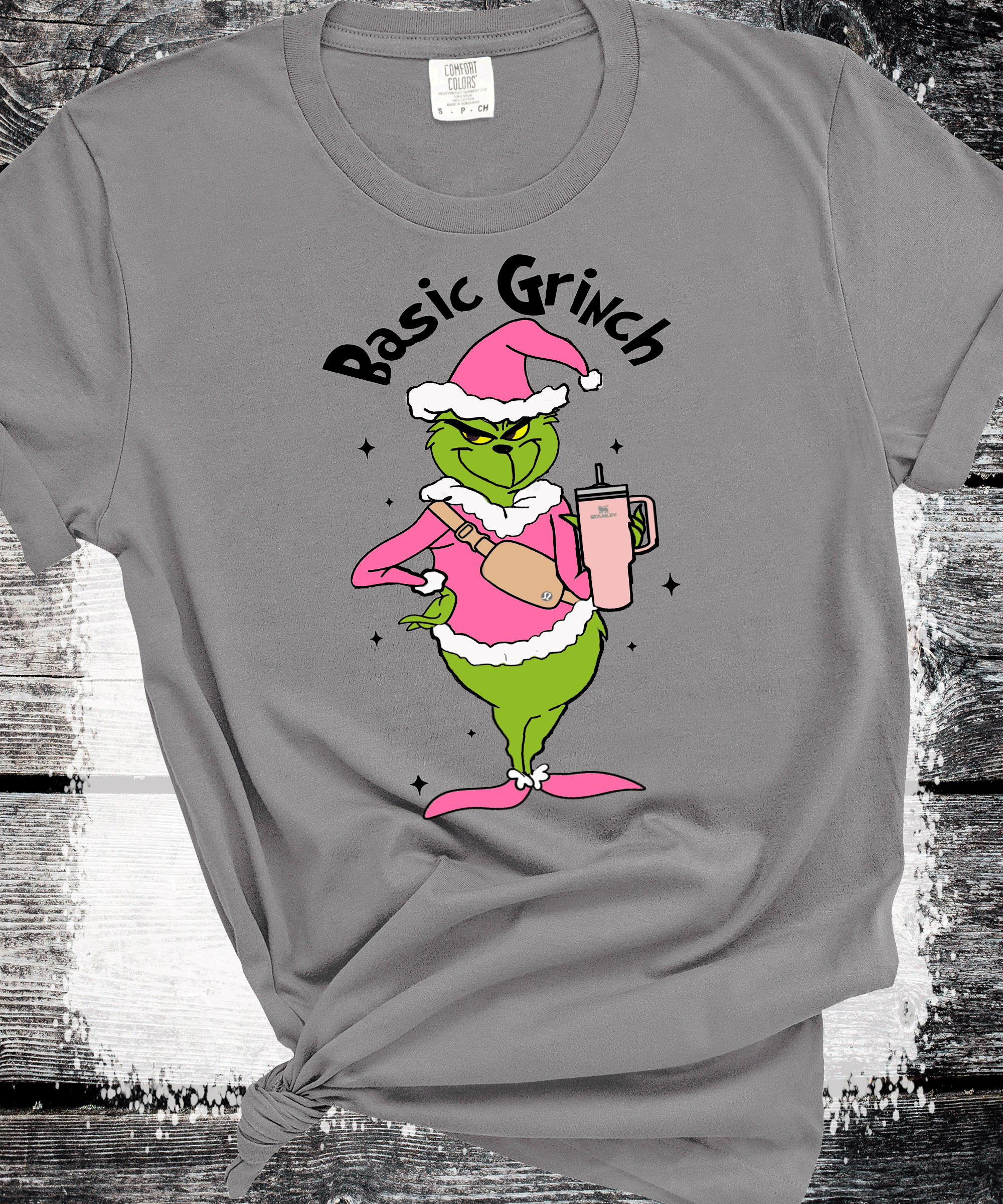 Basic Grinch Scrouge Pink Christmas Classic Christmas Family Movie Shirts Grinch Shirts Sweatshirts hoodie comfort colors