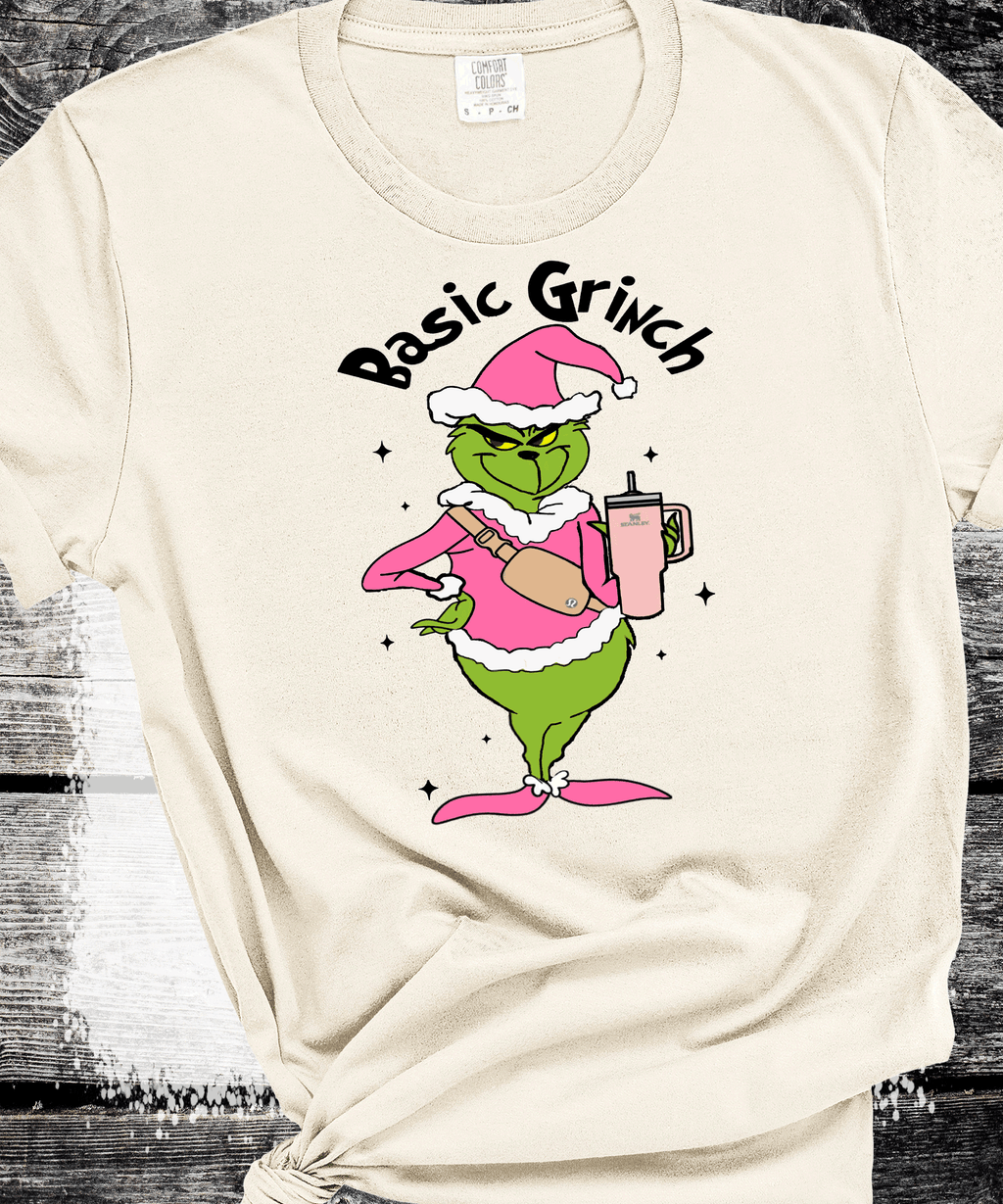 Basic Grinch Scrouge Pink Christmas Classic Christmas Family Movie Shirts Grinch Shirts Sweatshirts hoodie comfort colors