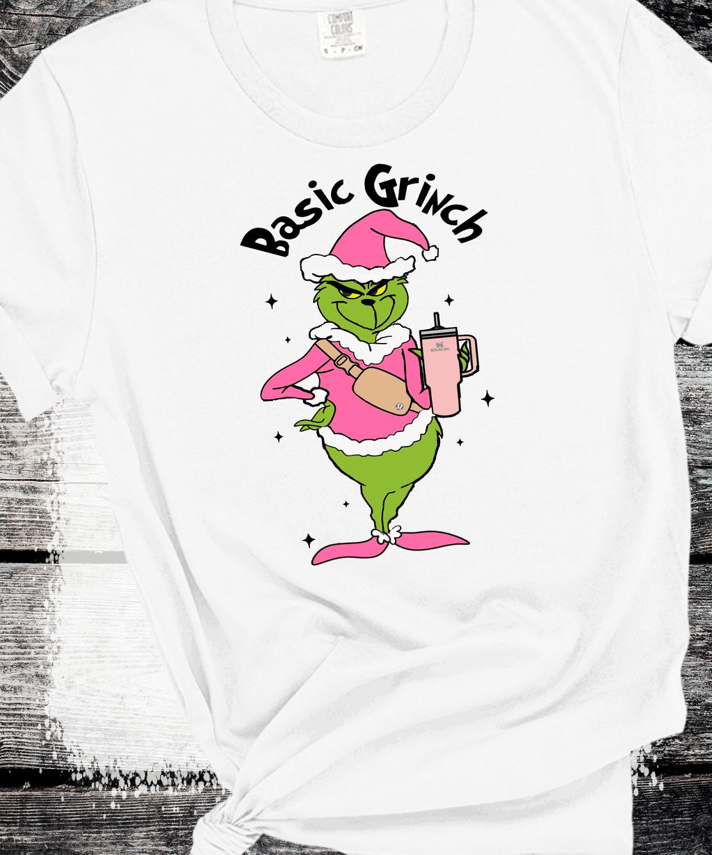 Basic Grinch Scrouge Pink Christmas Classic Christmas Family Movie Shirts Grinch Shirts Sweatshirts hoodie comfort colors