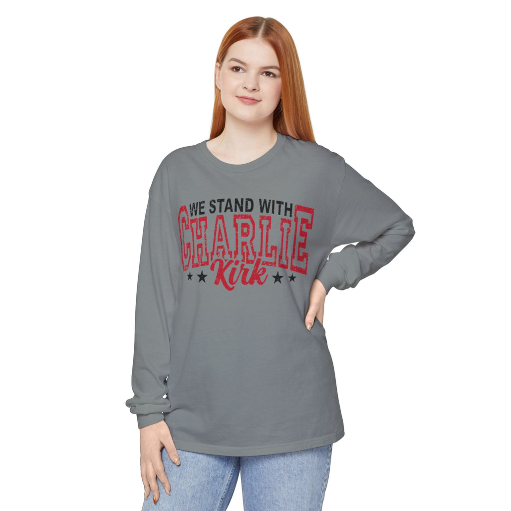We stand with Charlie - long sleeve