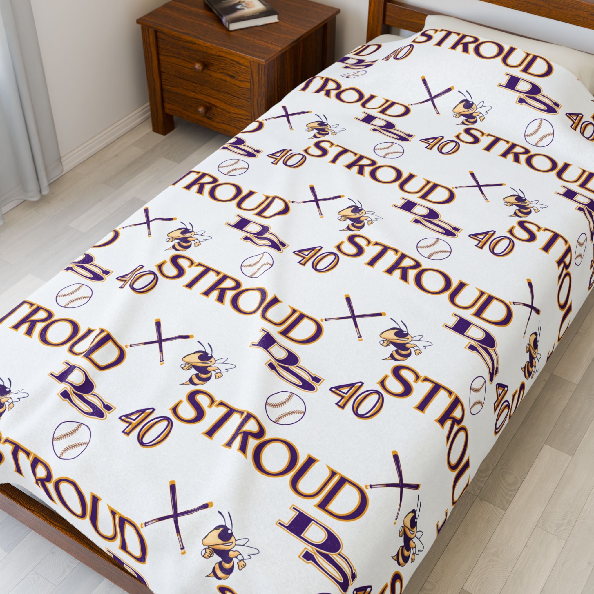 Customizable Sport Fleece Blanket