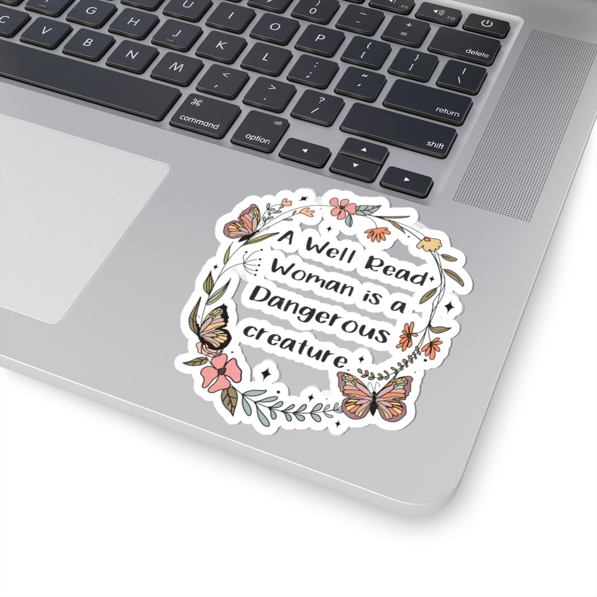 Empowering Literary Stickers | A Well Read Woman is a Dangerous Creature, Book Lover Gift, Journal Decor, Laptop Stickers