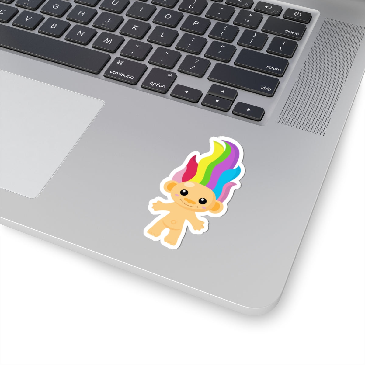 Colorful Troll Kiss-Cut Stickers, Fun Décor for Laptops, Journals, Kids' Parties, Gift for Friends, Bright Whimsical Design