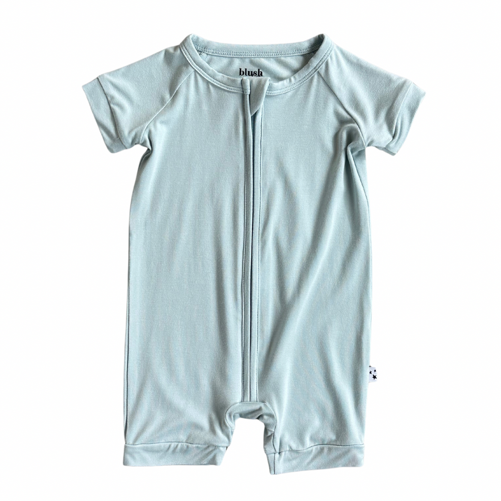 Powder Blue - Zip Shortie