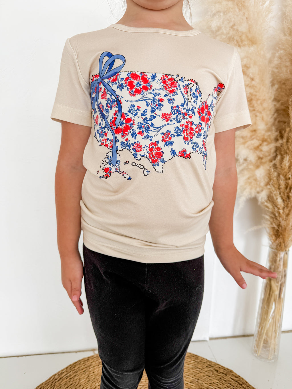 USA Map Bamboo T-shirt