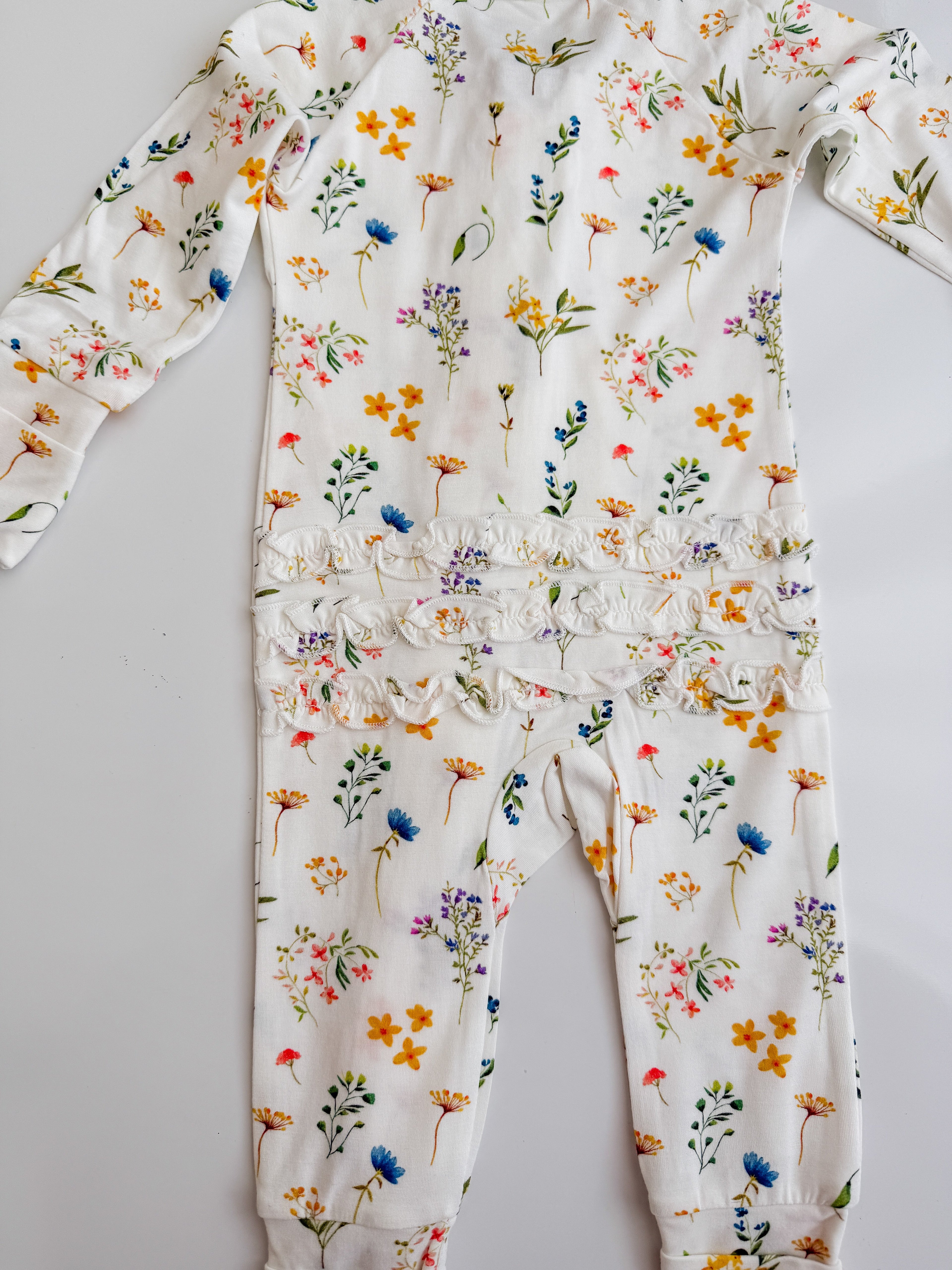 You Grow Girl Ruffle Bamboo Zippy
