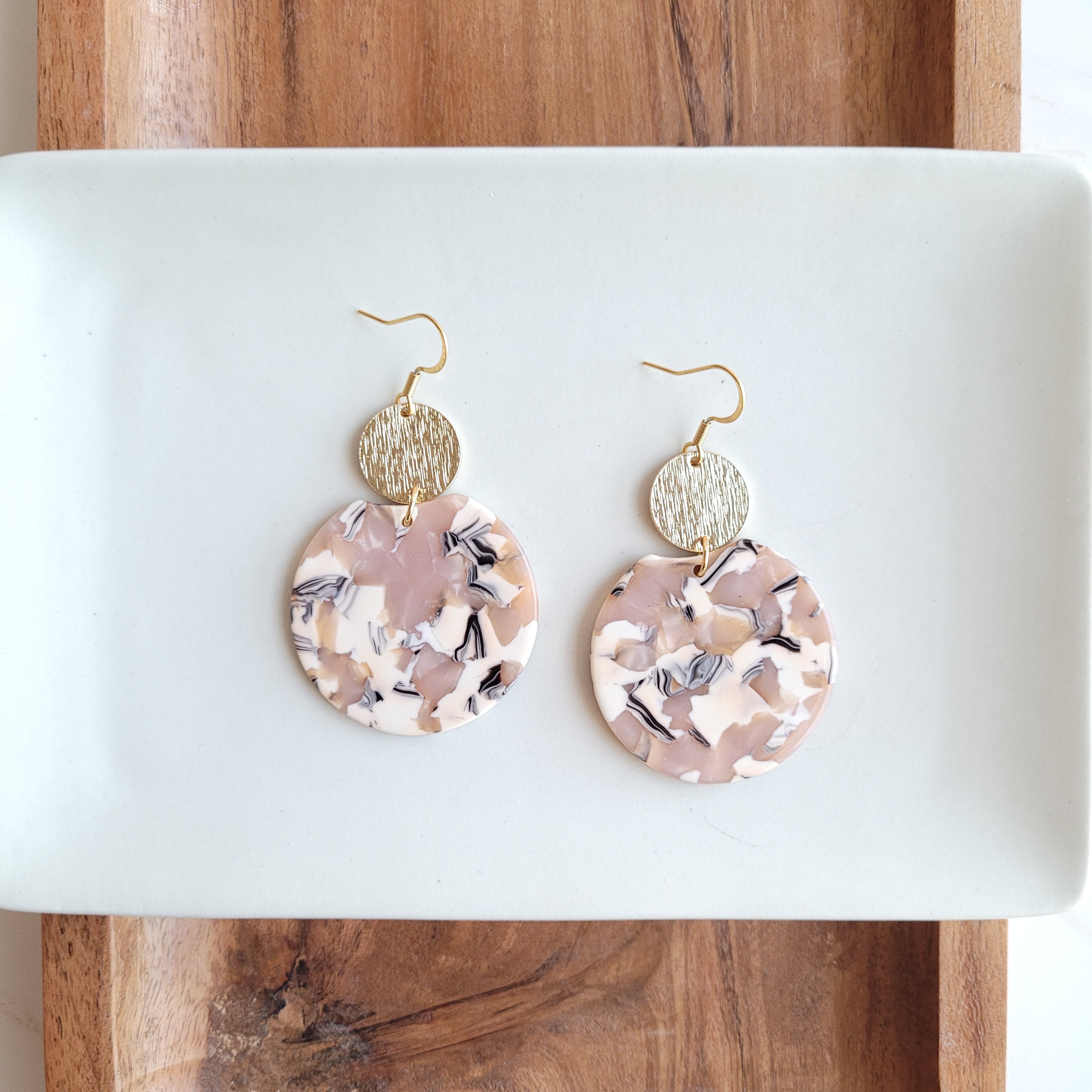 Zoey Earrings - Sandstone