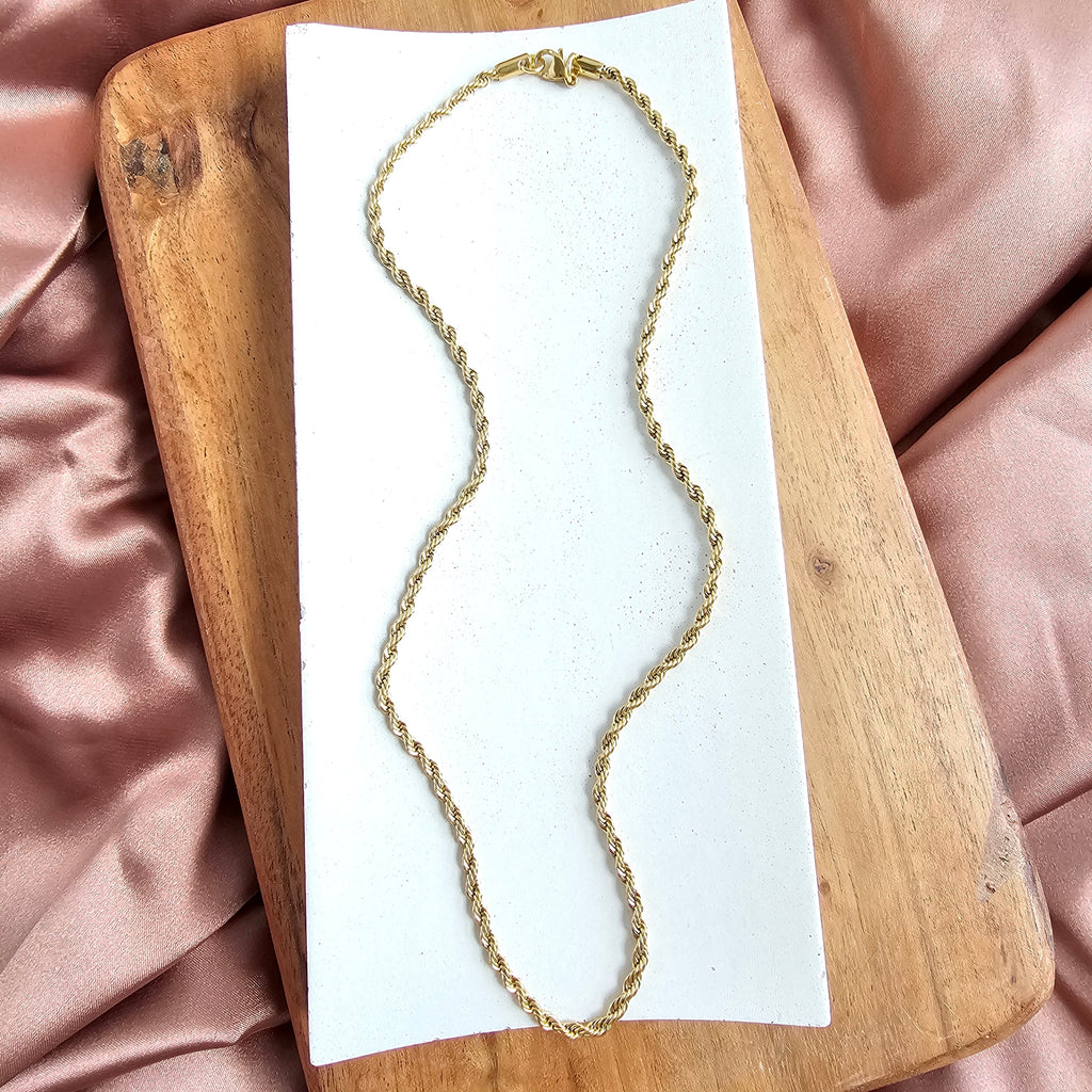 Luxe Gold Rope Chain - 16"