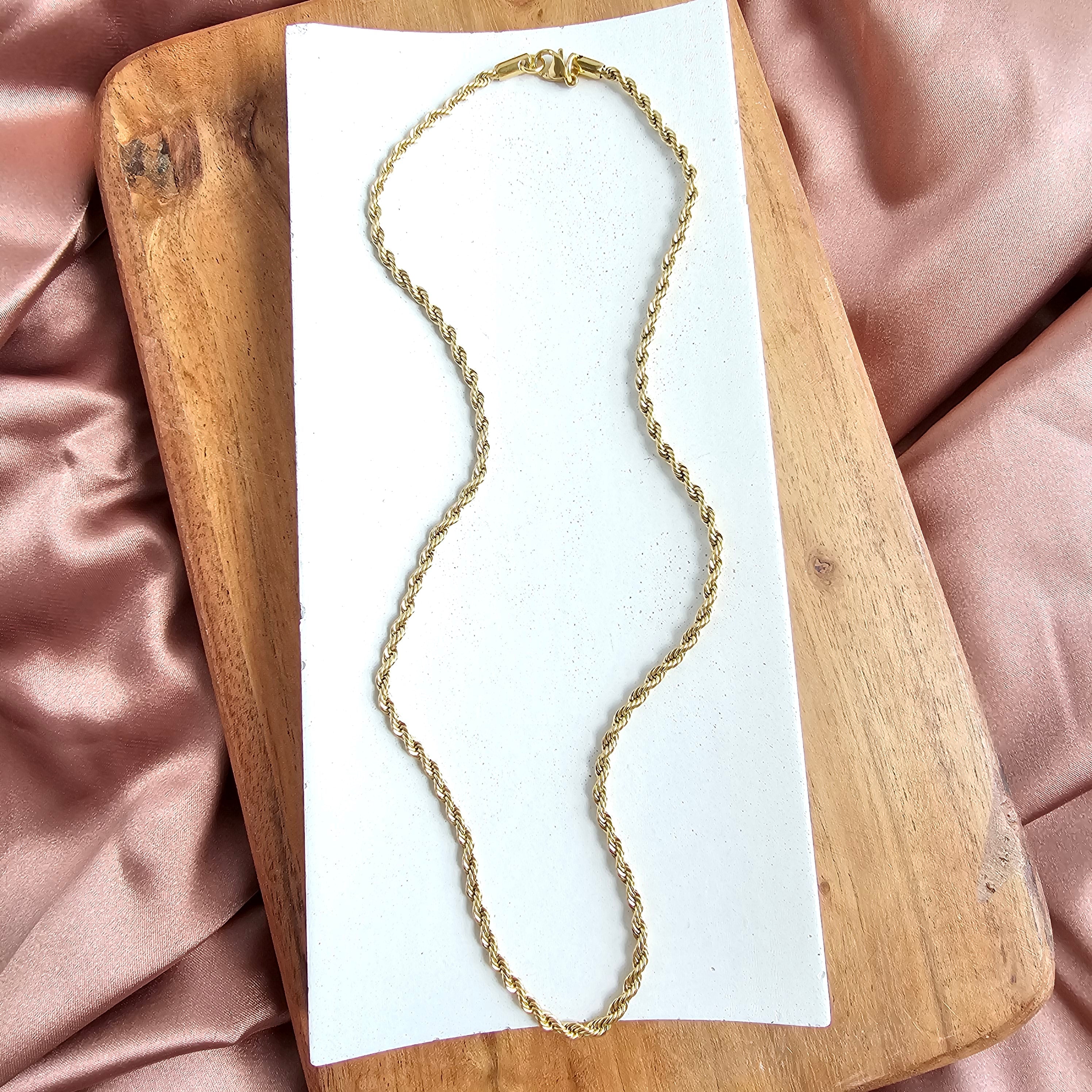 Luxe Gold Rope Chain - 16"