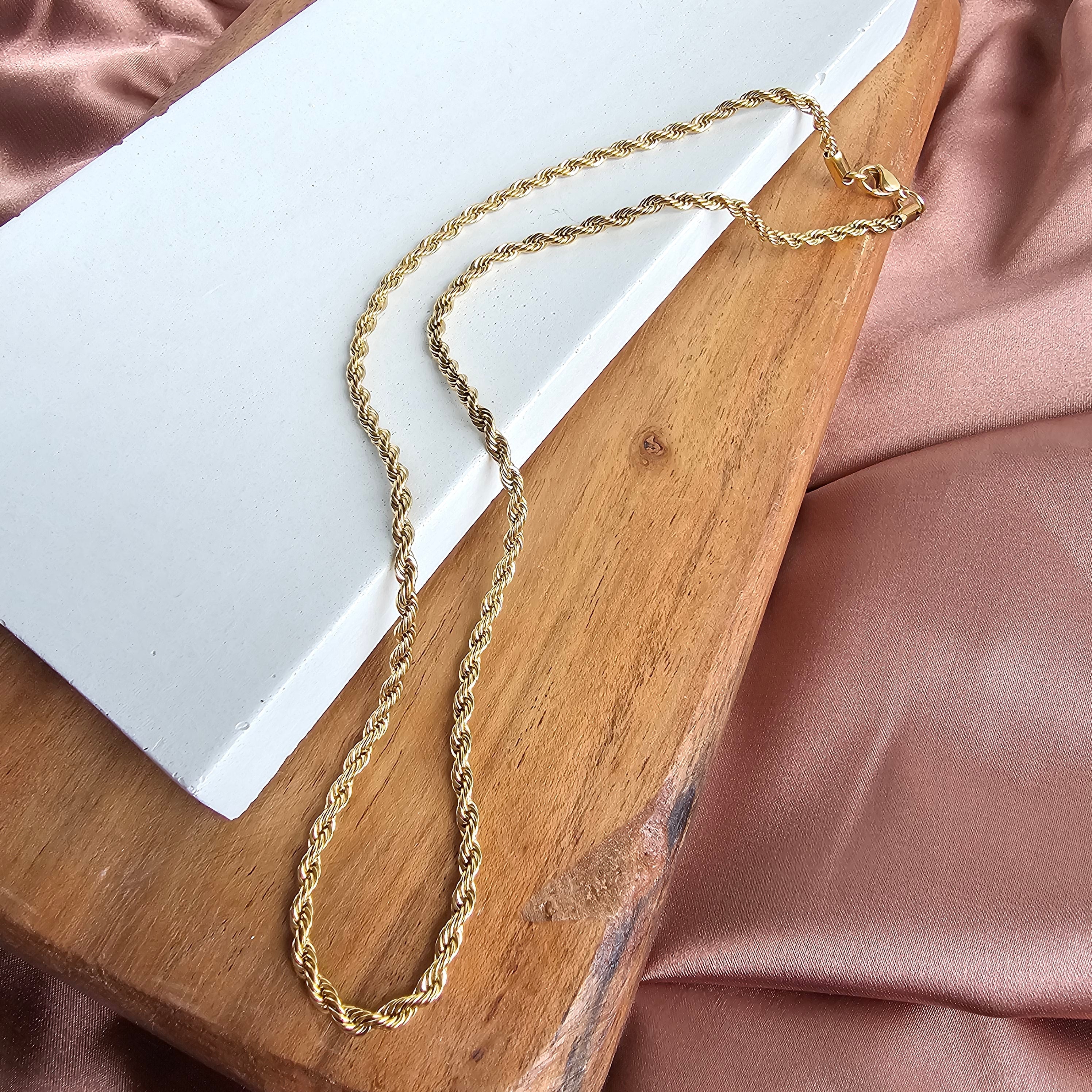 Luxe Gold Rope Chain - 20"