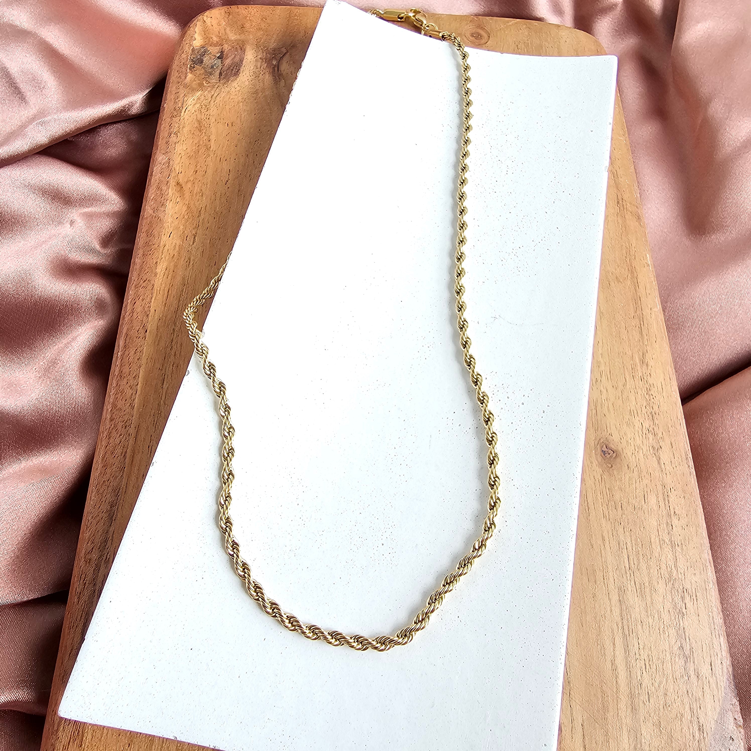 Luxe Gold Rope Chain - 18"