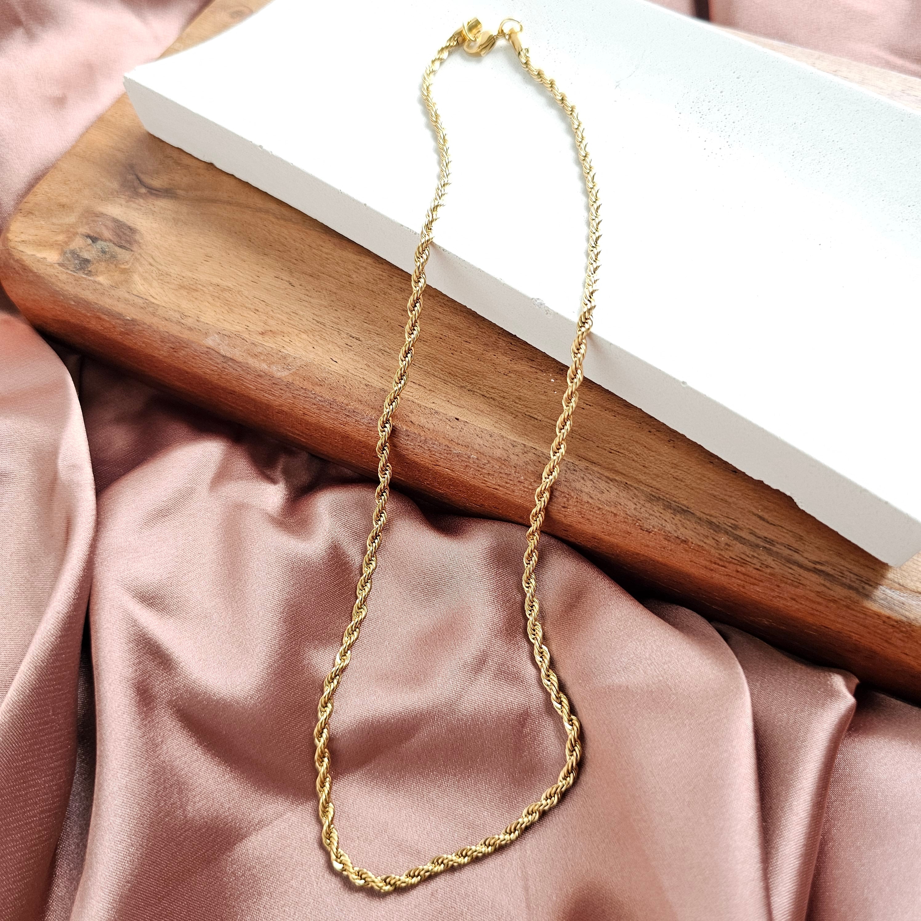 Luxe Gold Rope Chain - 20"